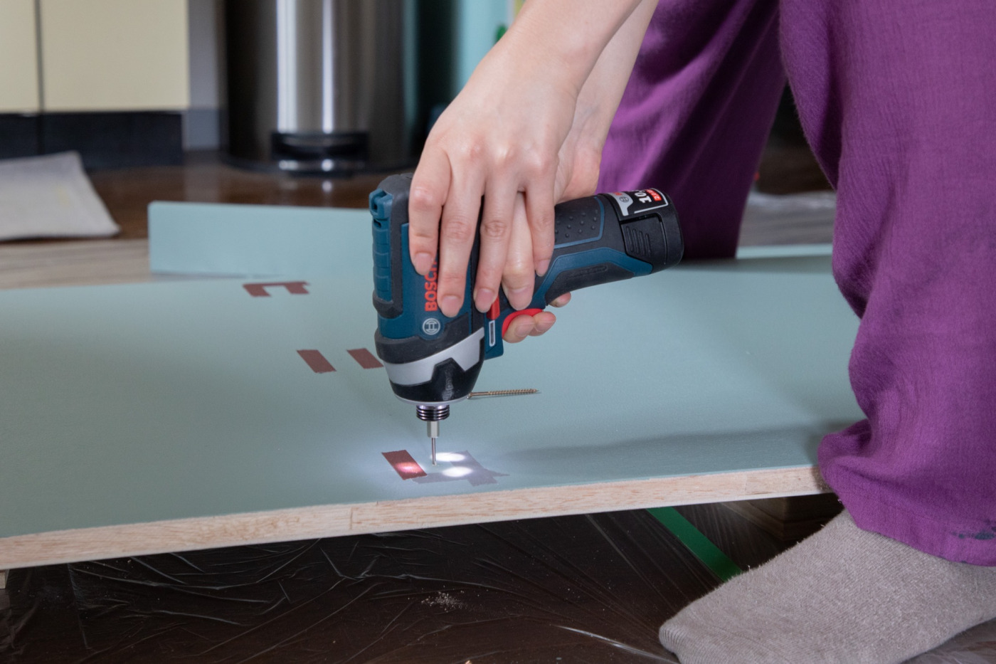 壁に穴を開けない「壁面収納DIY」。賃貸でもできる、立てかけ収納をつくってみた！77