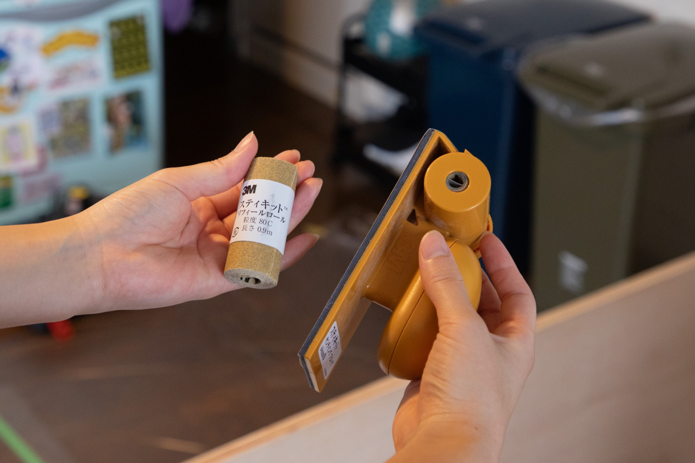 壁に穴を開けない「壁面収納DIY」。賃貸でもできる、立てかけ収納をつくってみた！17