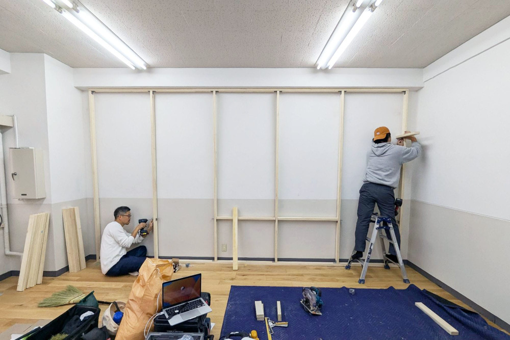 工期2日で内装をインストール！「原状回復必須」の条件をクリアしたオフィス改装 Vol.7