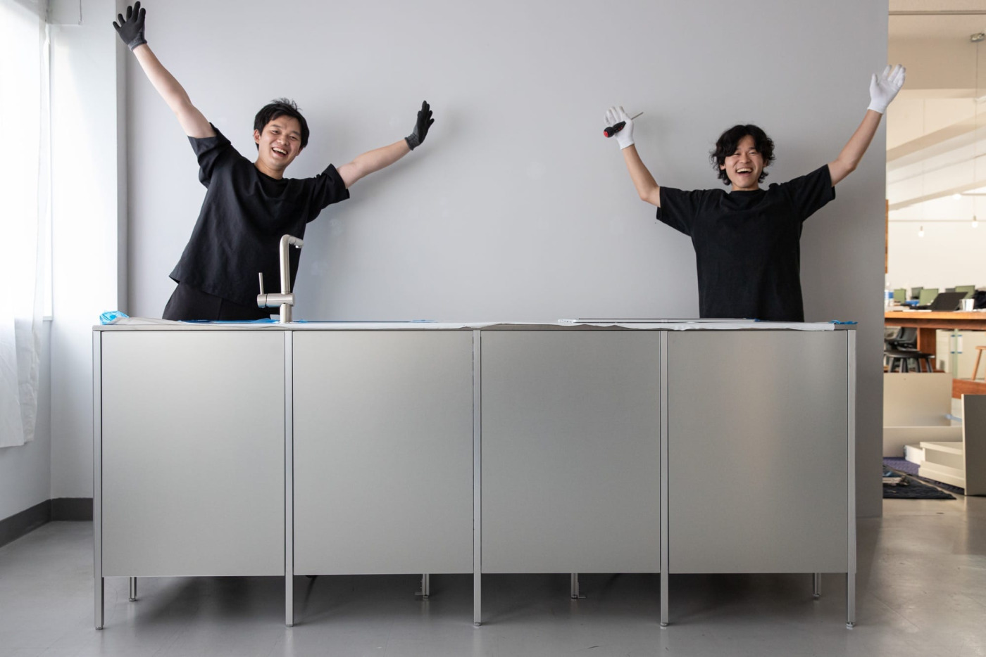 扉一面、フラットに揃った姿が美しい！