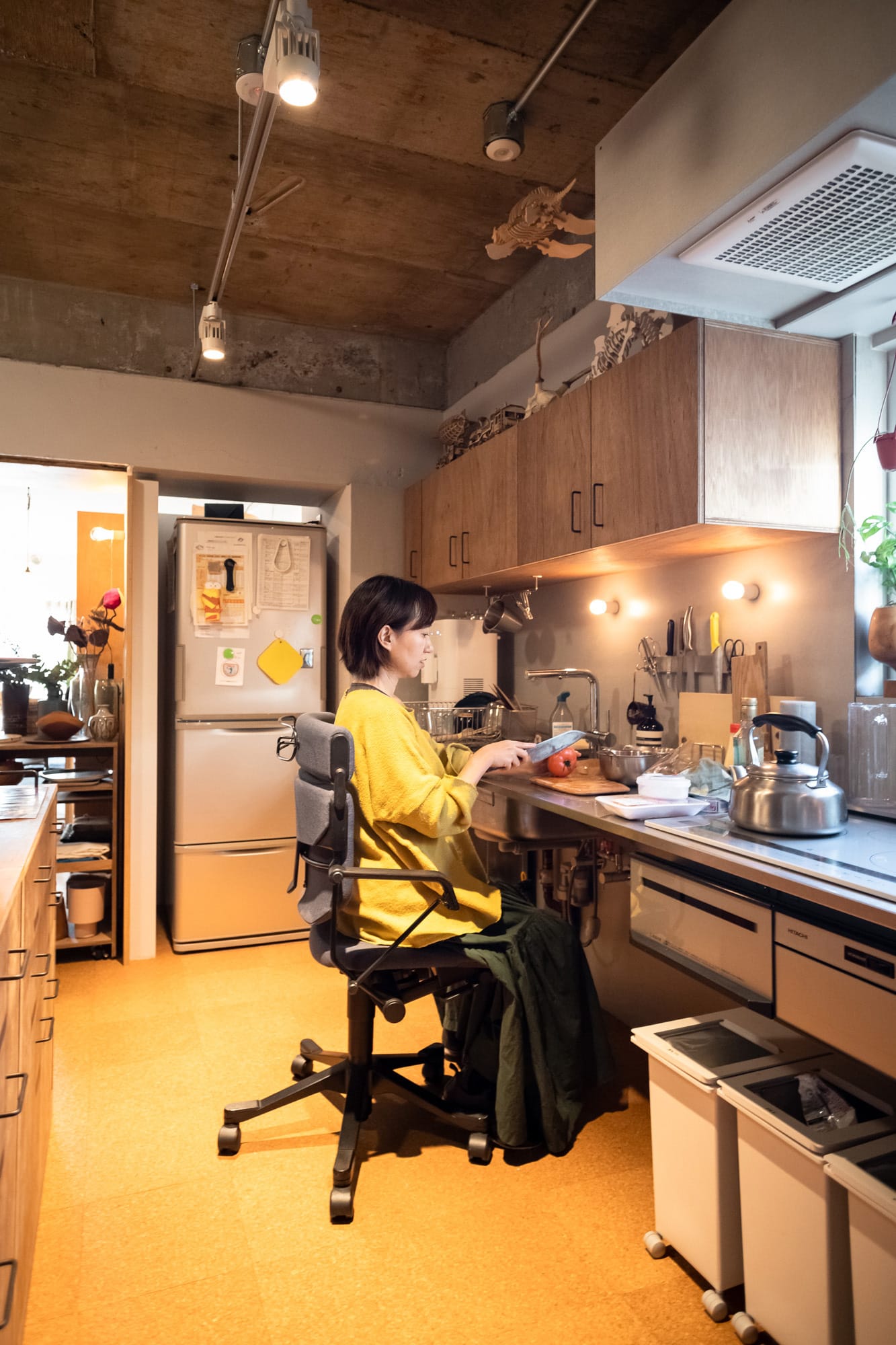 車椅子でのマンションリノベ。造作家具「道」と「間取り」で可変性ある暮らしをつくる19