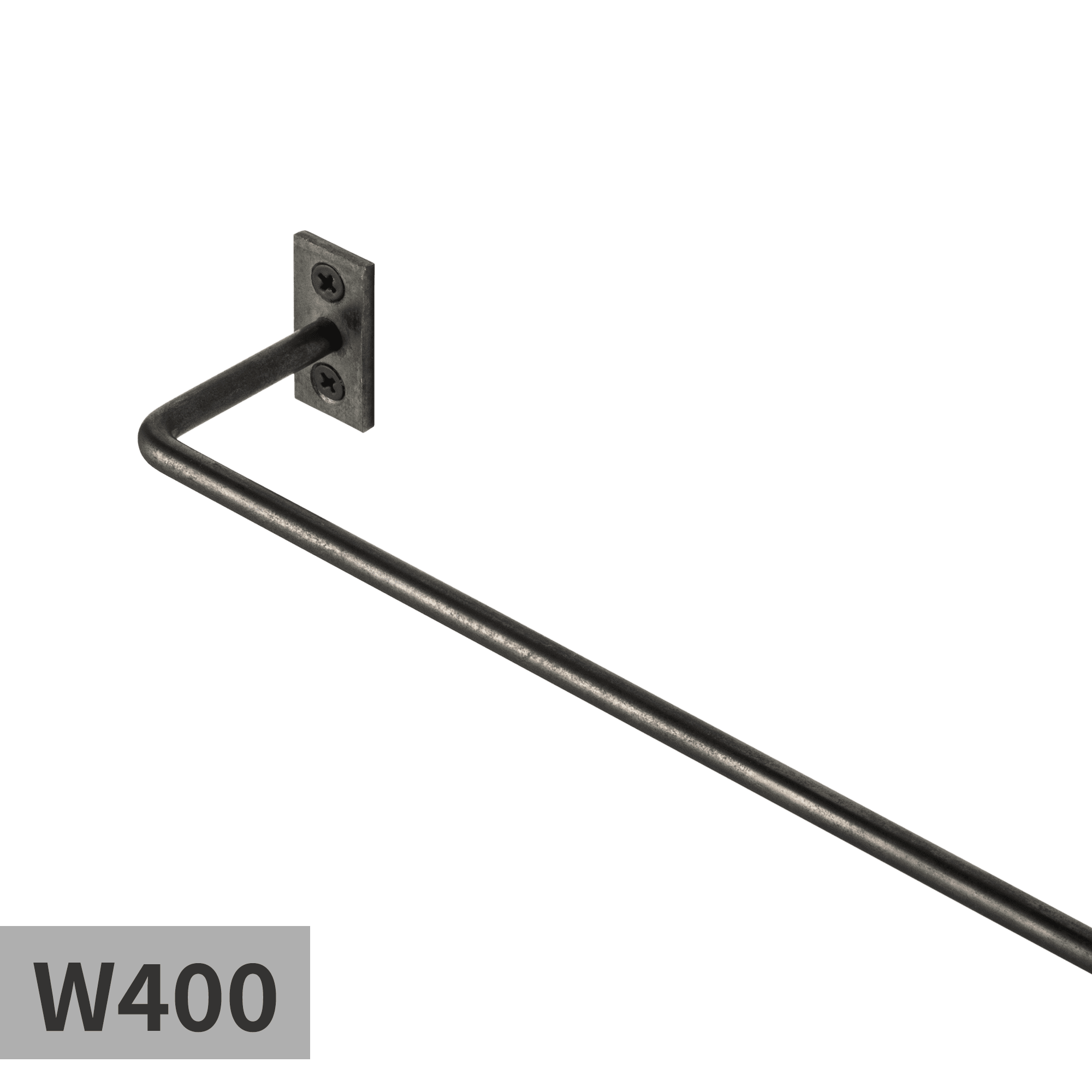 ハンガーバー φ6 鉄 W400