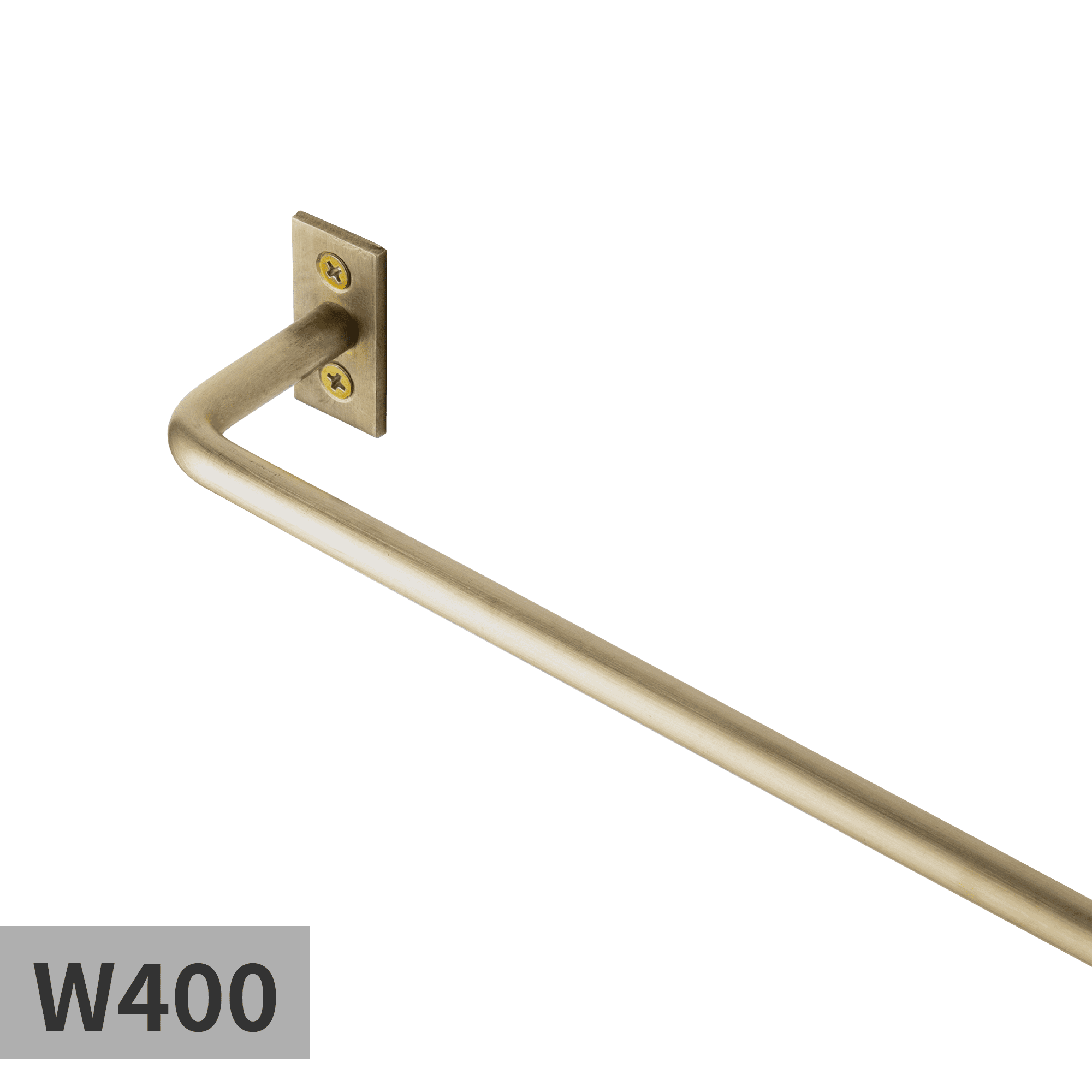 ハンガーバー φ9 真鍮 W400