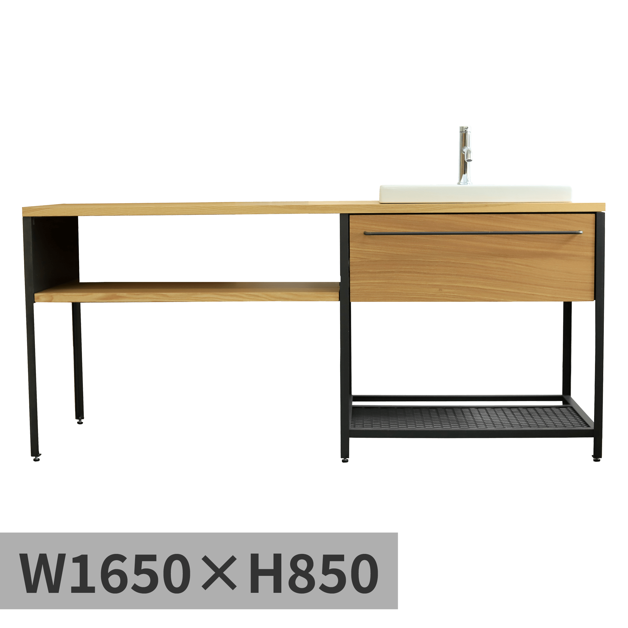 ワークカウンター洗面台 W1650×H850