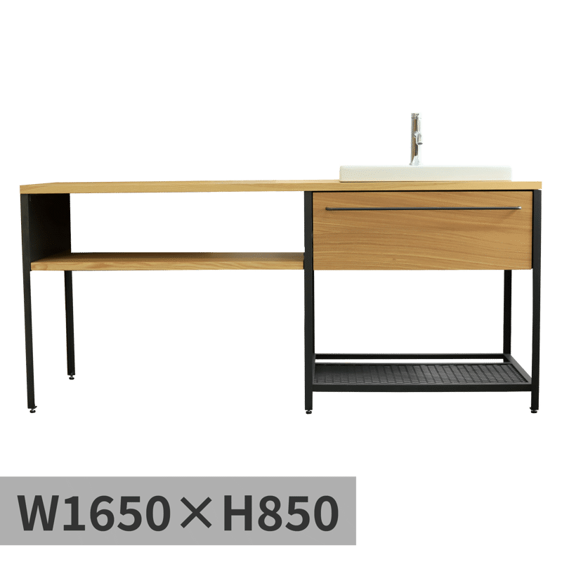 ワークカウンター洗面台 W1650×H850