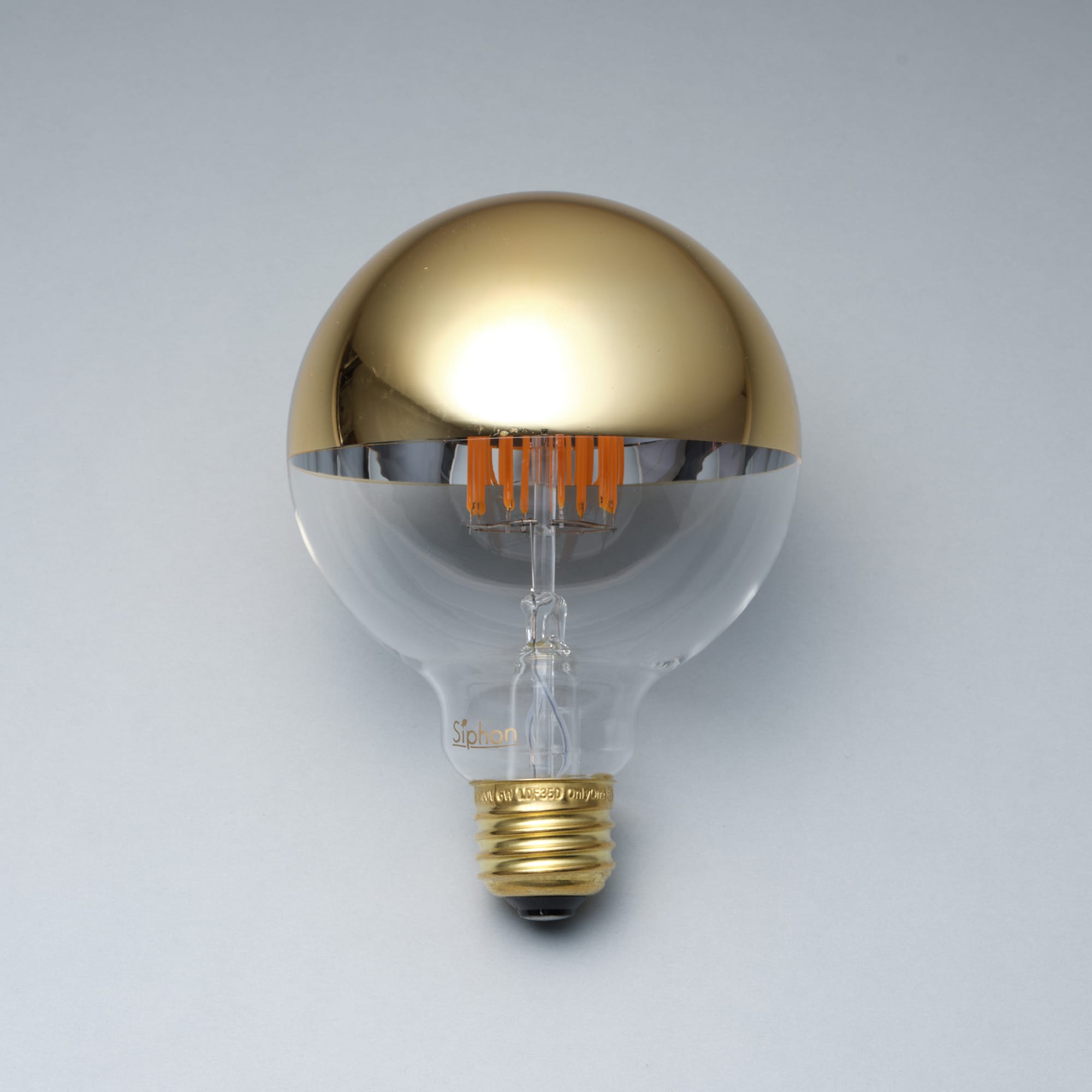 ミラーLED電球 φ95(E26)50W相当 ゴールド 2200K電球色 LT-BB007-07-G141