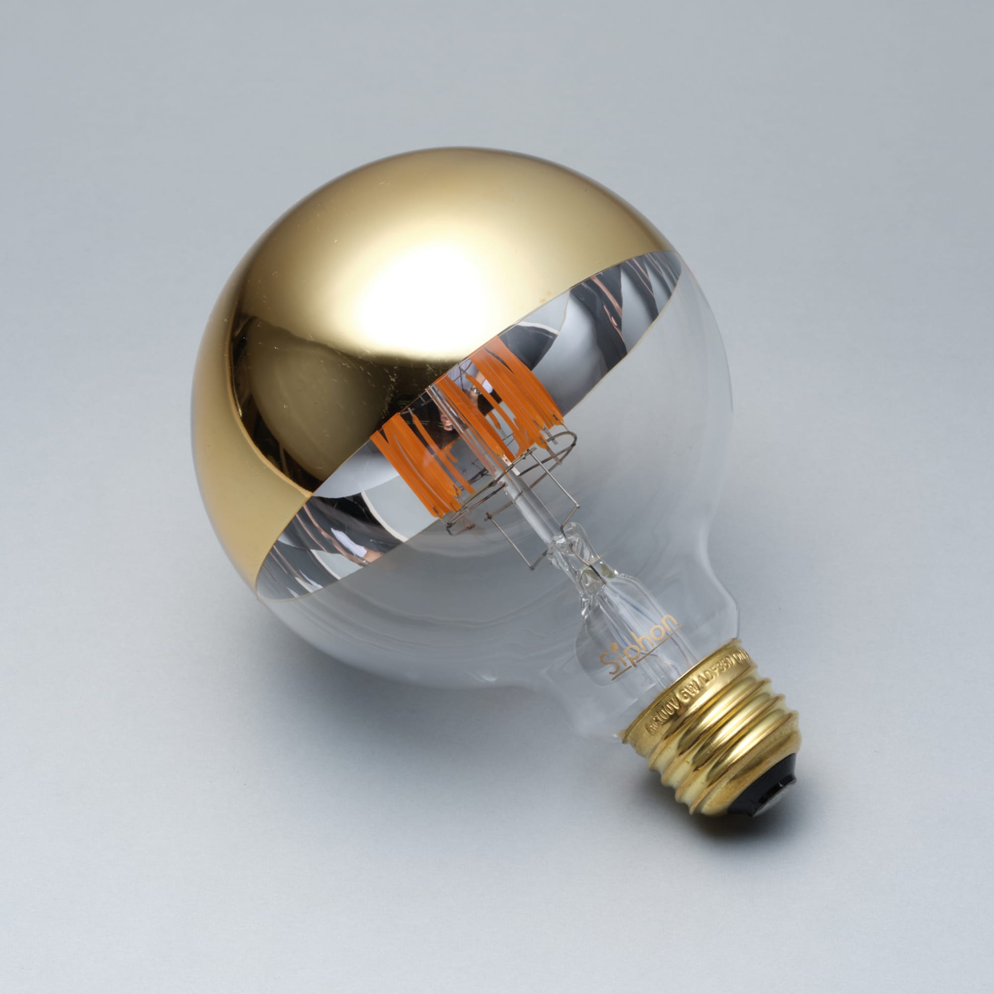 ミラーLED電球 φ95(E26)50W相当 ゴールド 2200K電球色 LT-BB007-07-G141