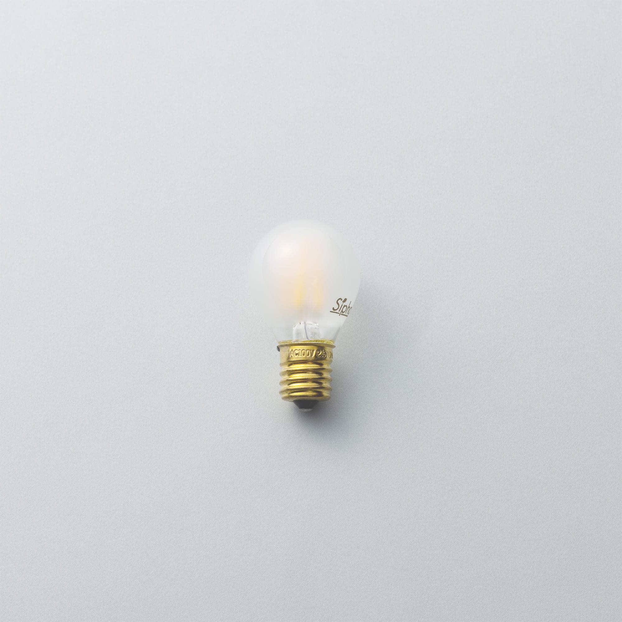 フロストLED電球 φ35(E17)35W相当 アイス 2700K電球色 LT-BB008-06-G141