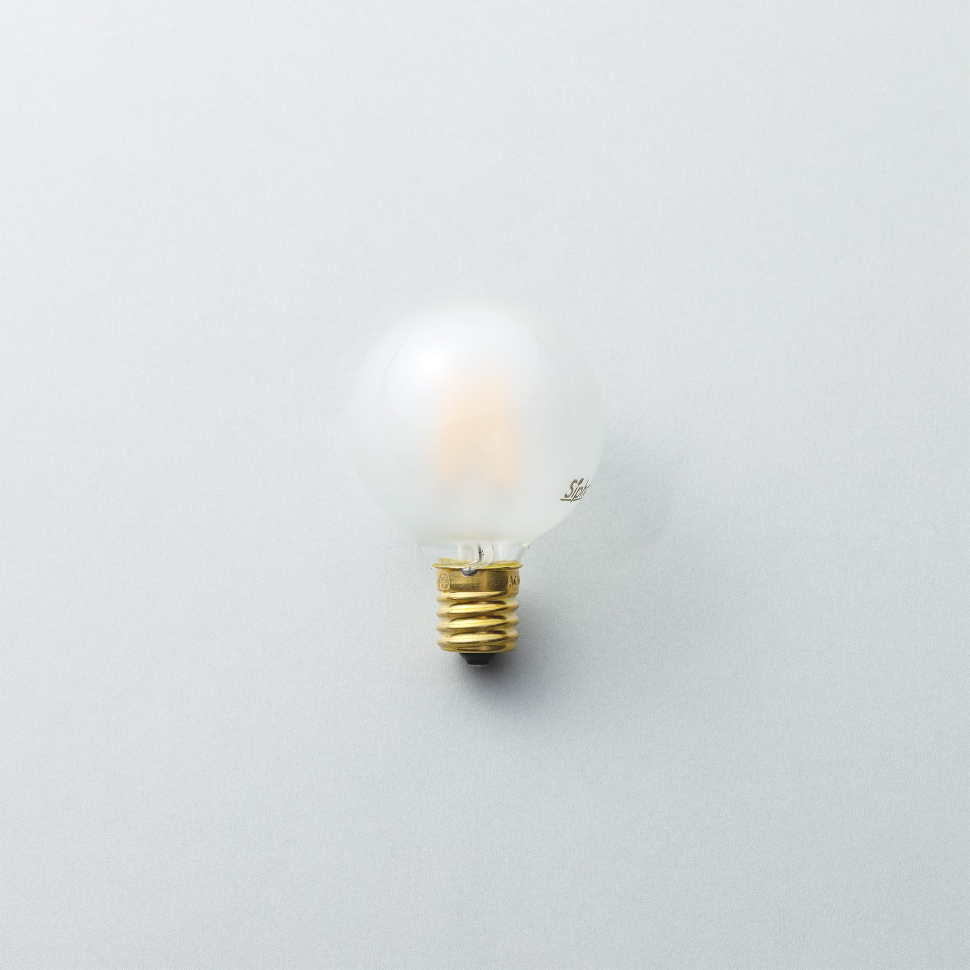 フロストLED電球 φ50(E17)35W相当 アイス 2700K電球色 LT-BB008-08-G141