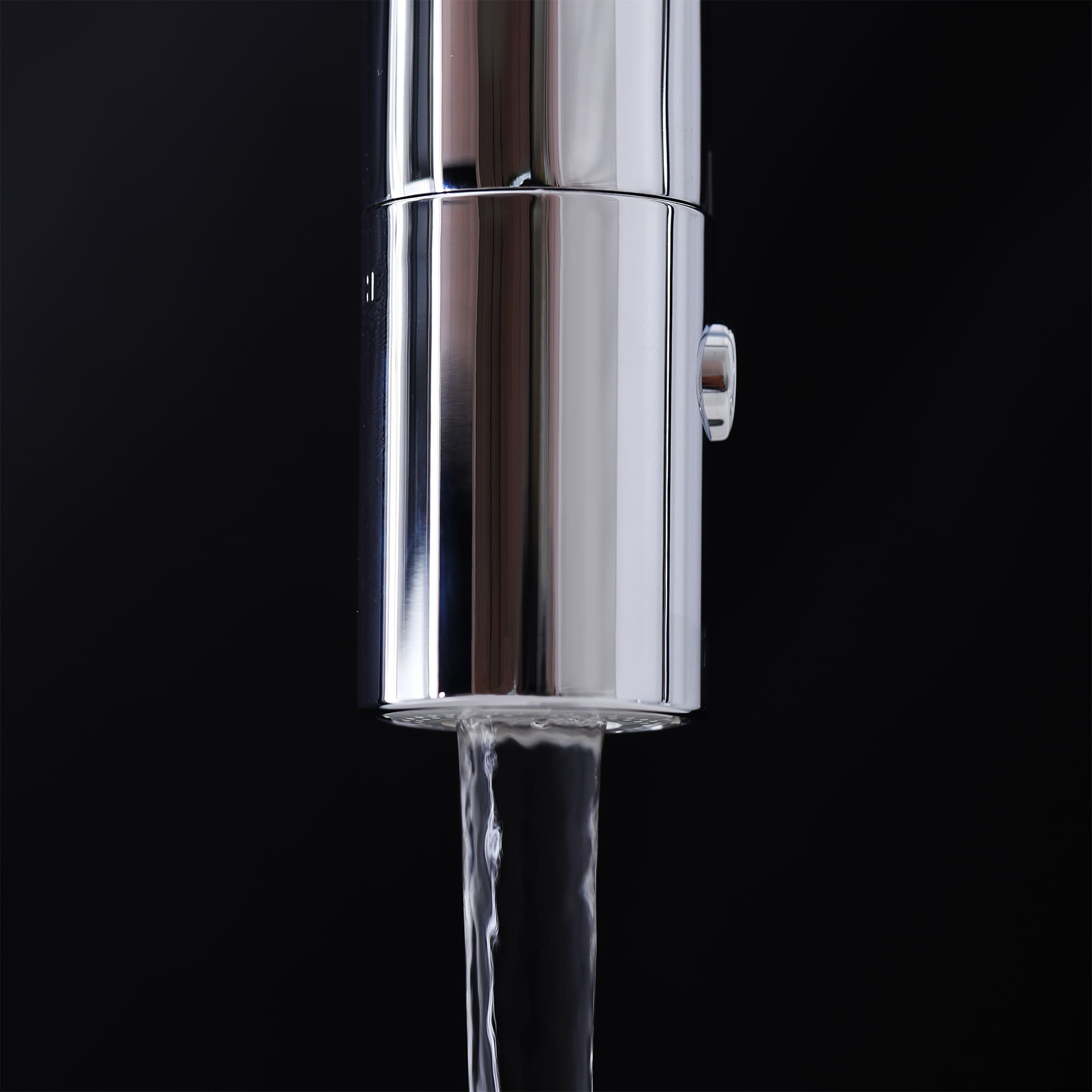 浄水器付き切替混合栓 グースネック クローム KB-PT002-15W-G201 整流