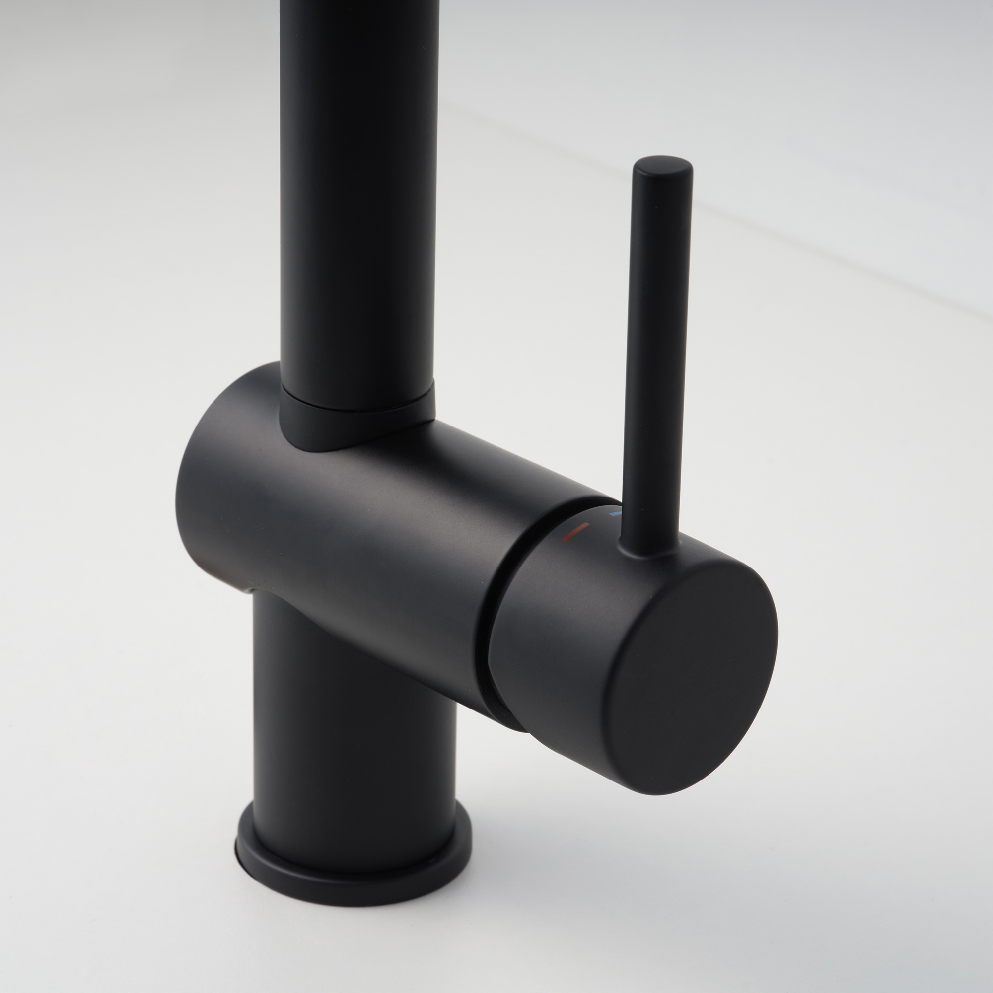 ハンドホース水栓 アングル混合栓 シャワー切替 ブラック KB-TP006-07-G141