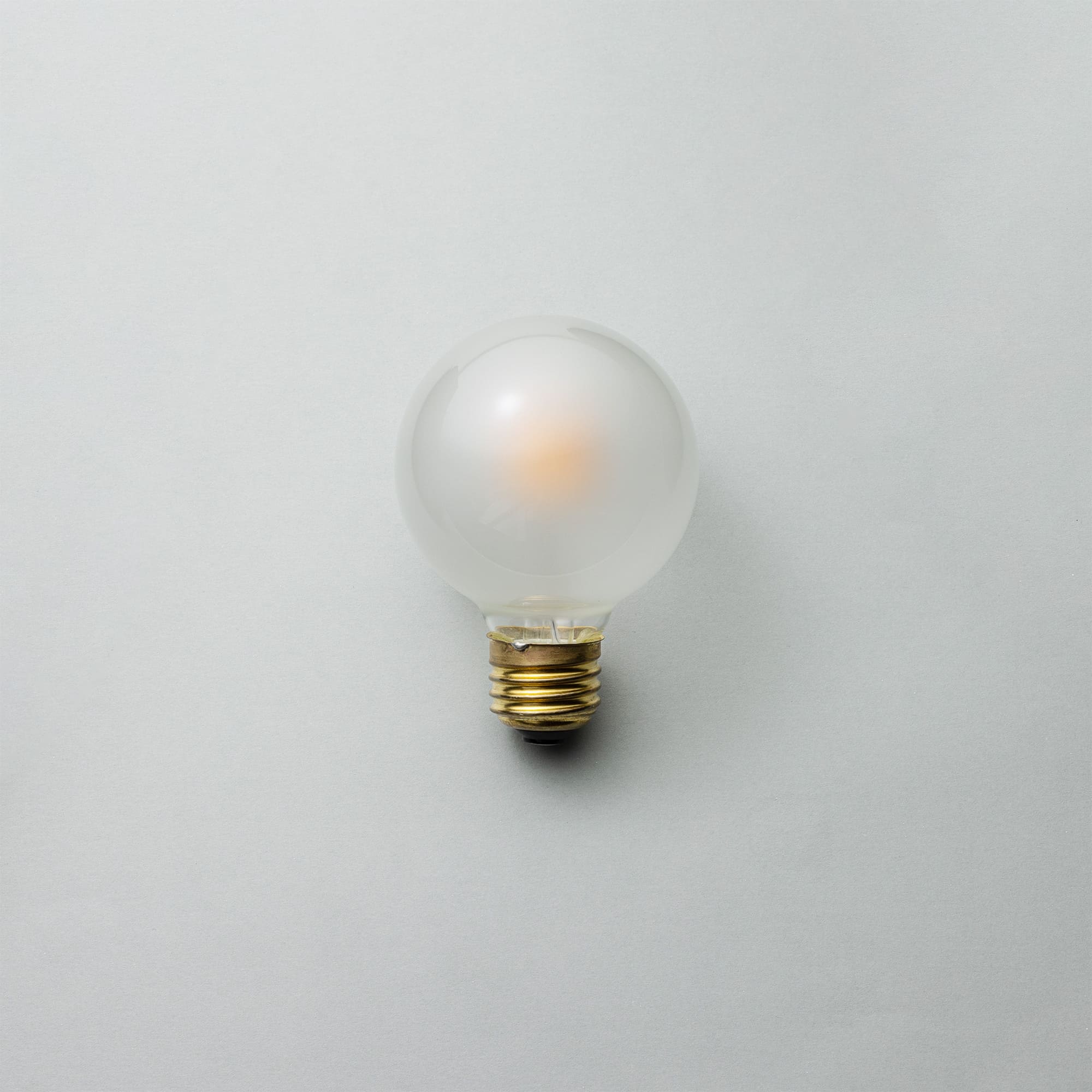 フロストLED電球 φ70(E26)55W相当 アイス 2700K電球色 LT-BB008-10-G141