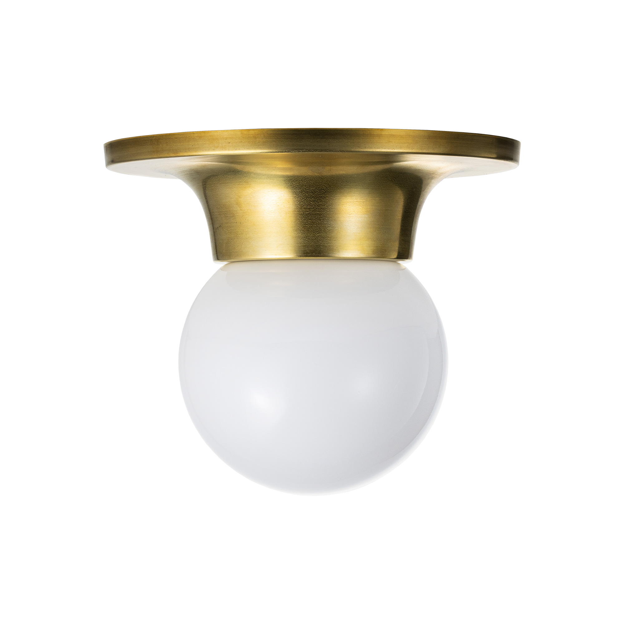 メタルラウンジライト 真鍮 乳白ボール（引掛） LT-PD018-06-G141