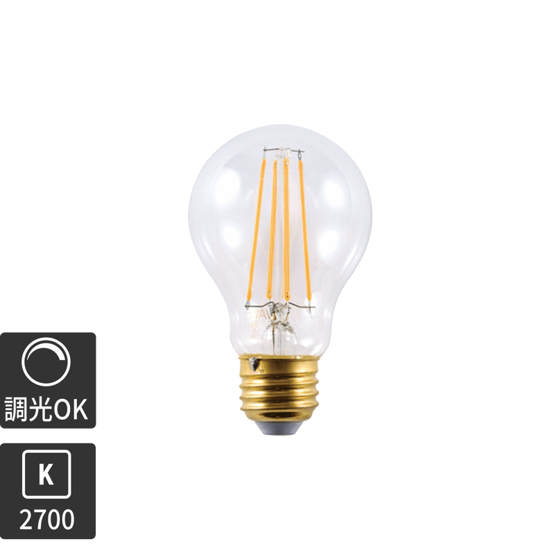 ビンテージLED電球LED一般電球型(E26)60W相当