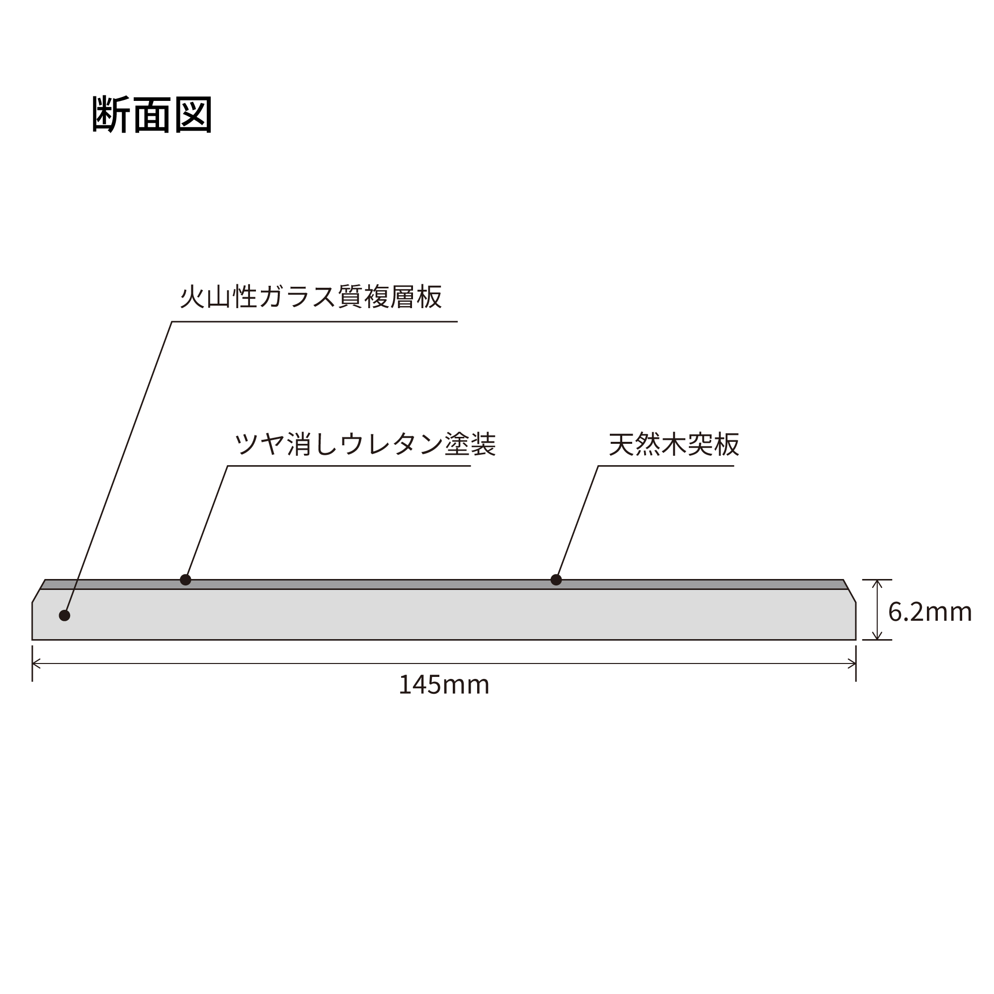 ウッドシーリング バーチ WL-WB016-02-G131