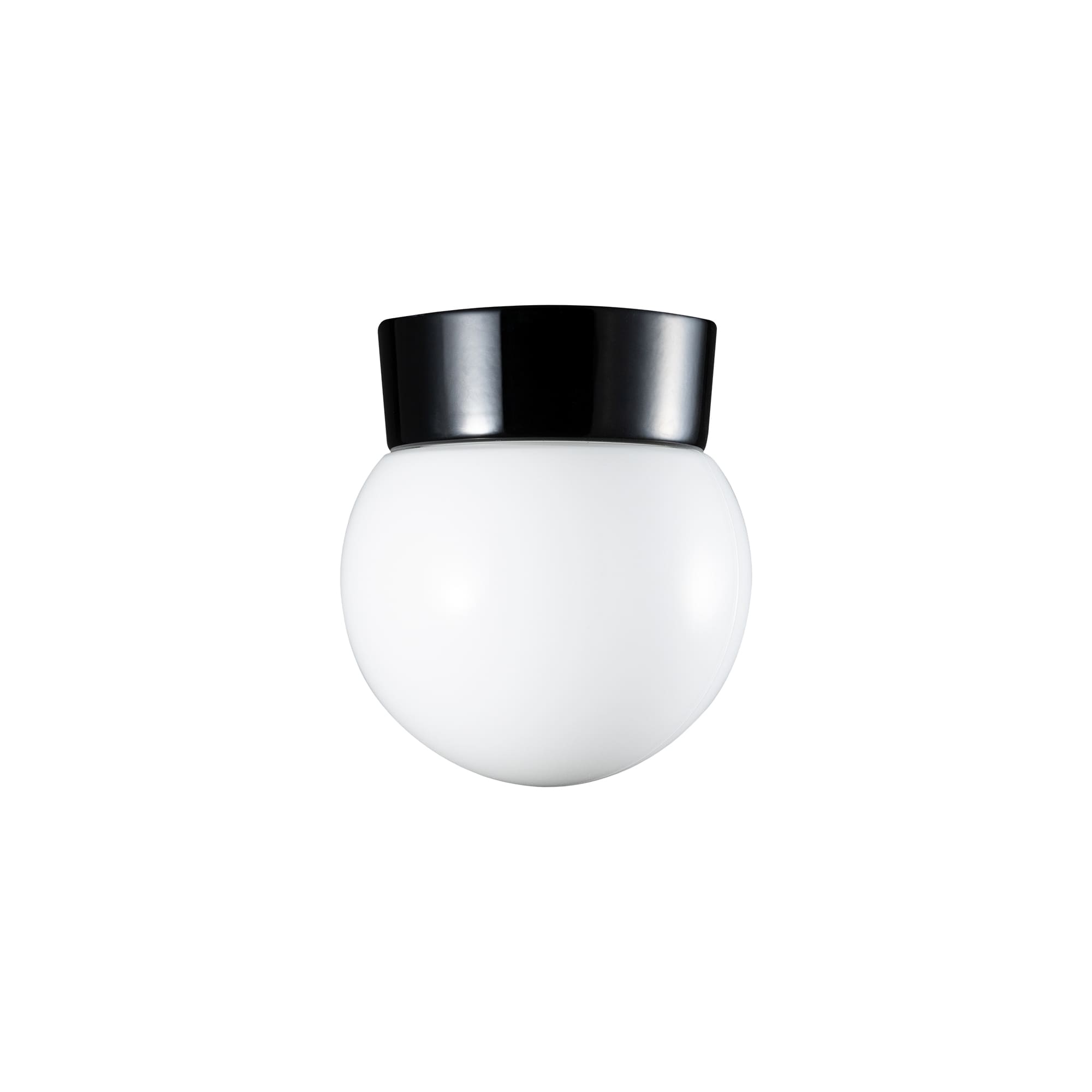 ミルクガラス照明 ブラック ボール（小） LT-BR005-07-G141 ボール（小）