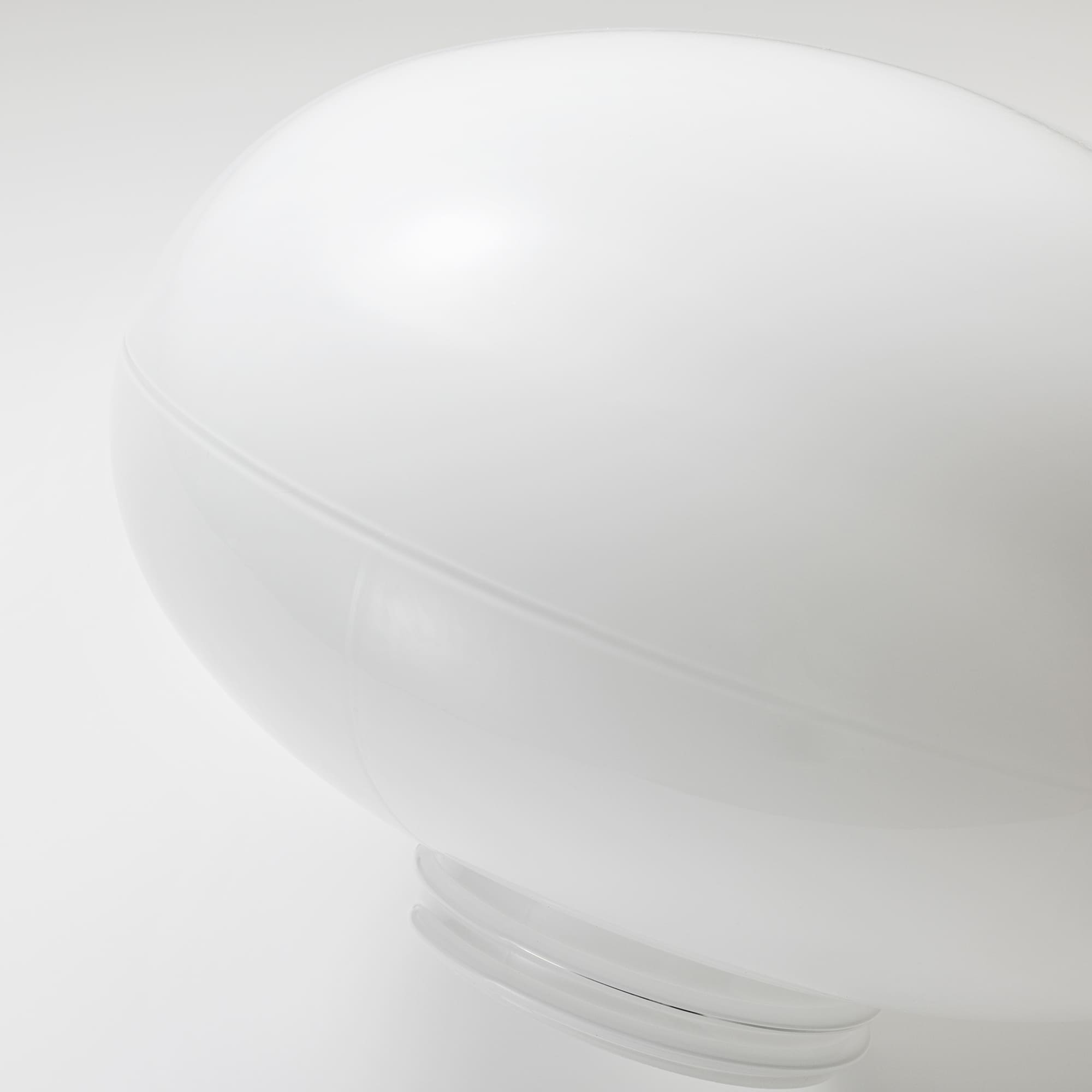 ミルクガラス照明 ホワイト 楕円 LT-BR005-06-G141 ガラスグローブには薄く接合時のラインができます