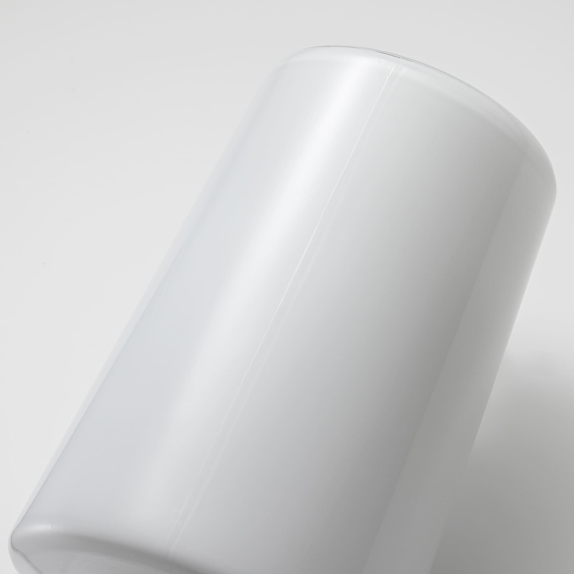 ミルクガラス照明 ブラック 円筒（角） LT-BR005-10-G141 ガラスグローブには薄く接合時のラインができます