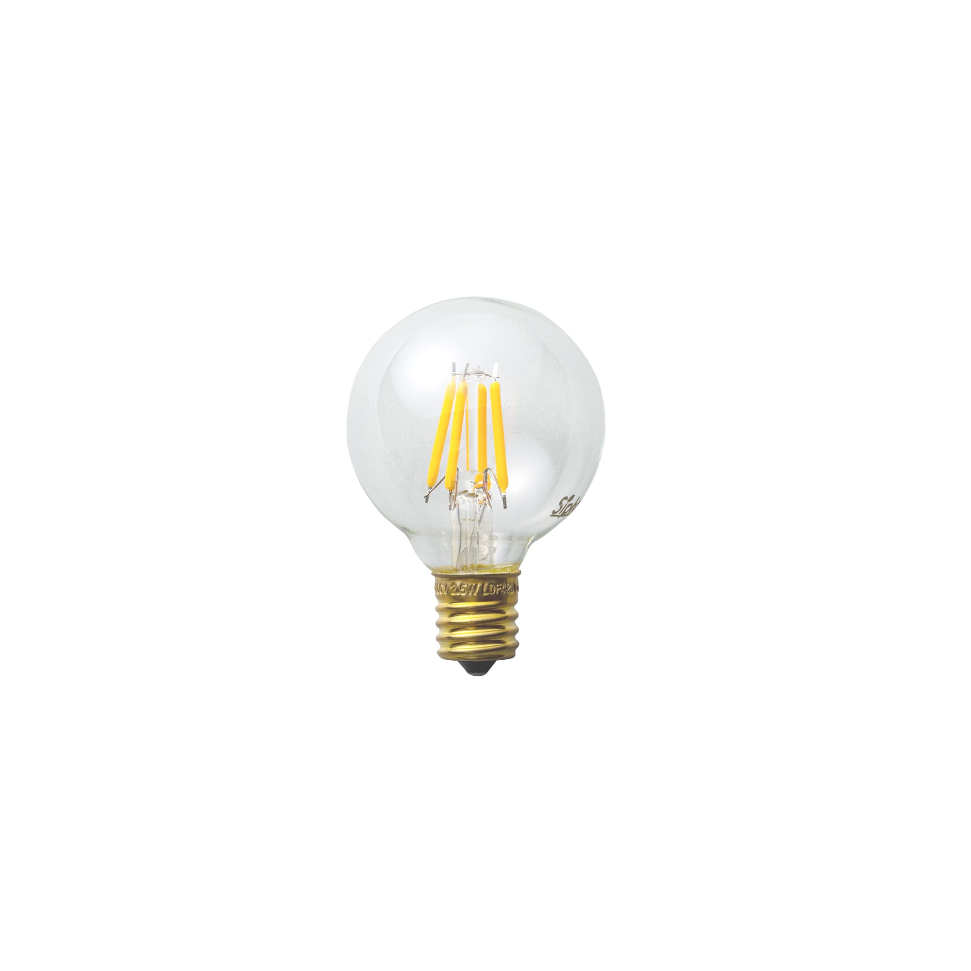 ビンテージLED電球 LEDボール50(E17)35W相当 LT-BB002-19-G141