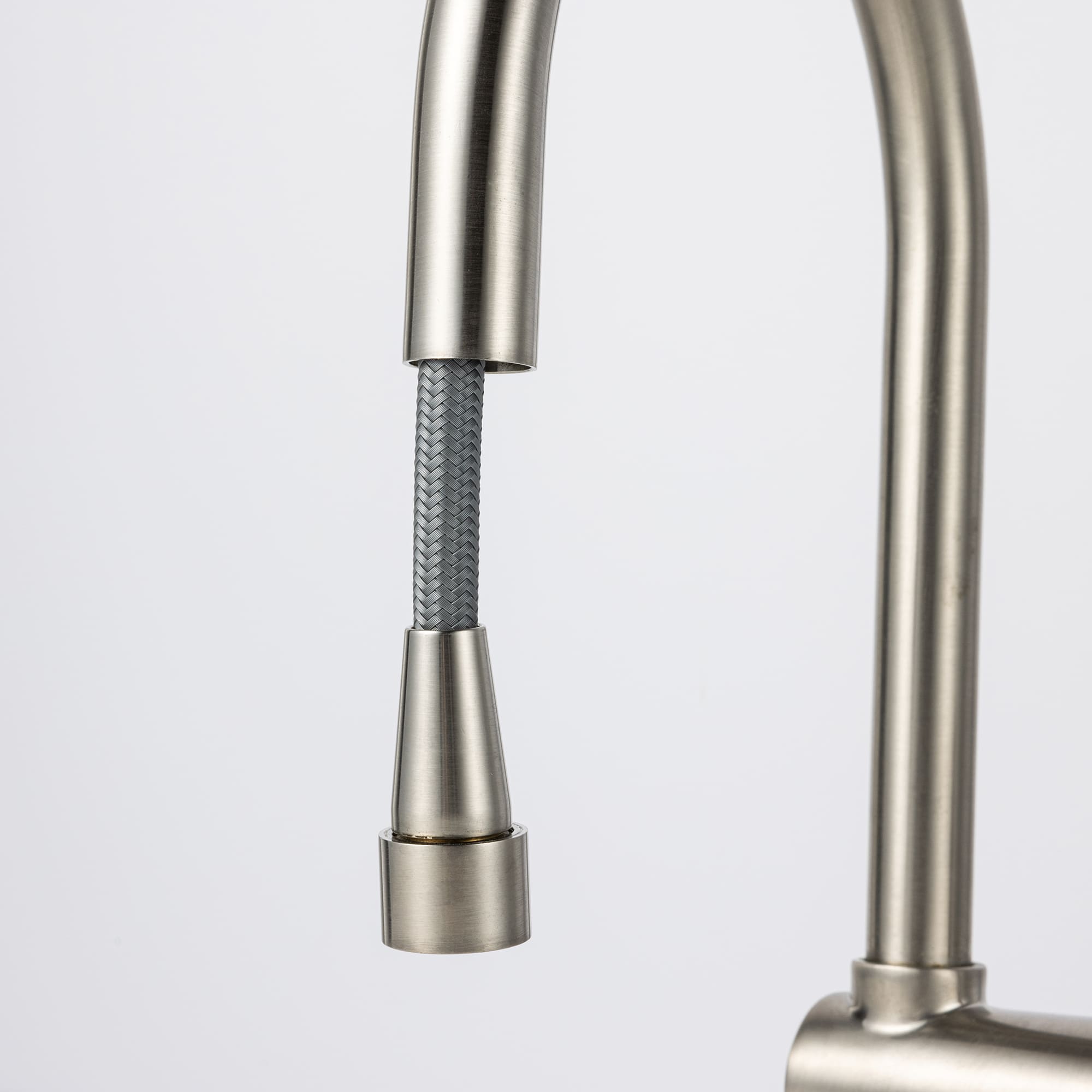 ハンドホース水栓 グースネック混合栓 サテン | KB-TP006-02-G141