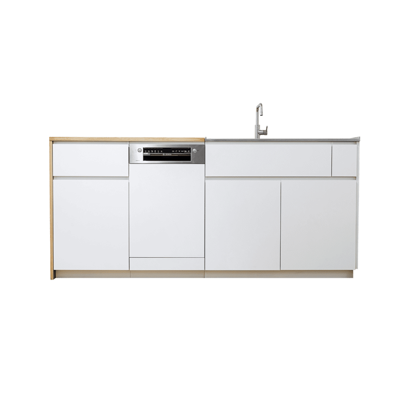 木天板キッチンⅡ型 対面シンク側 フロントオープン食洗機 W450タイプ