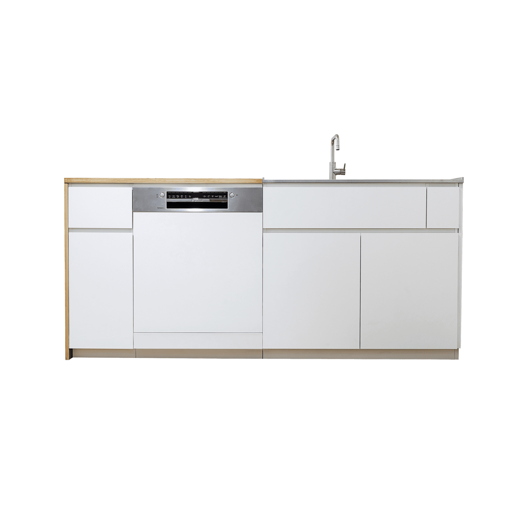 木天板キッチンⅡ型 対面シンク側 フロントオープン食洗機 W600タイプ