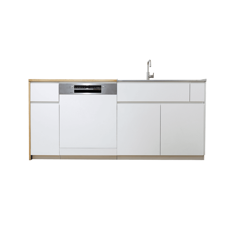 木天板キッチンⅡ型 対面シンク側 フロントオープン食洗機 W600タイプ