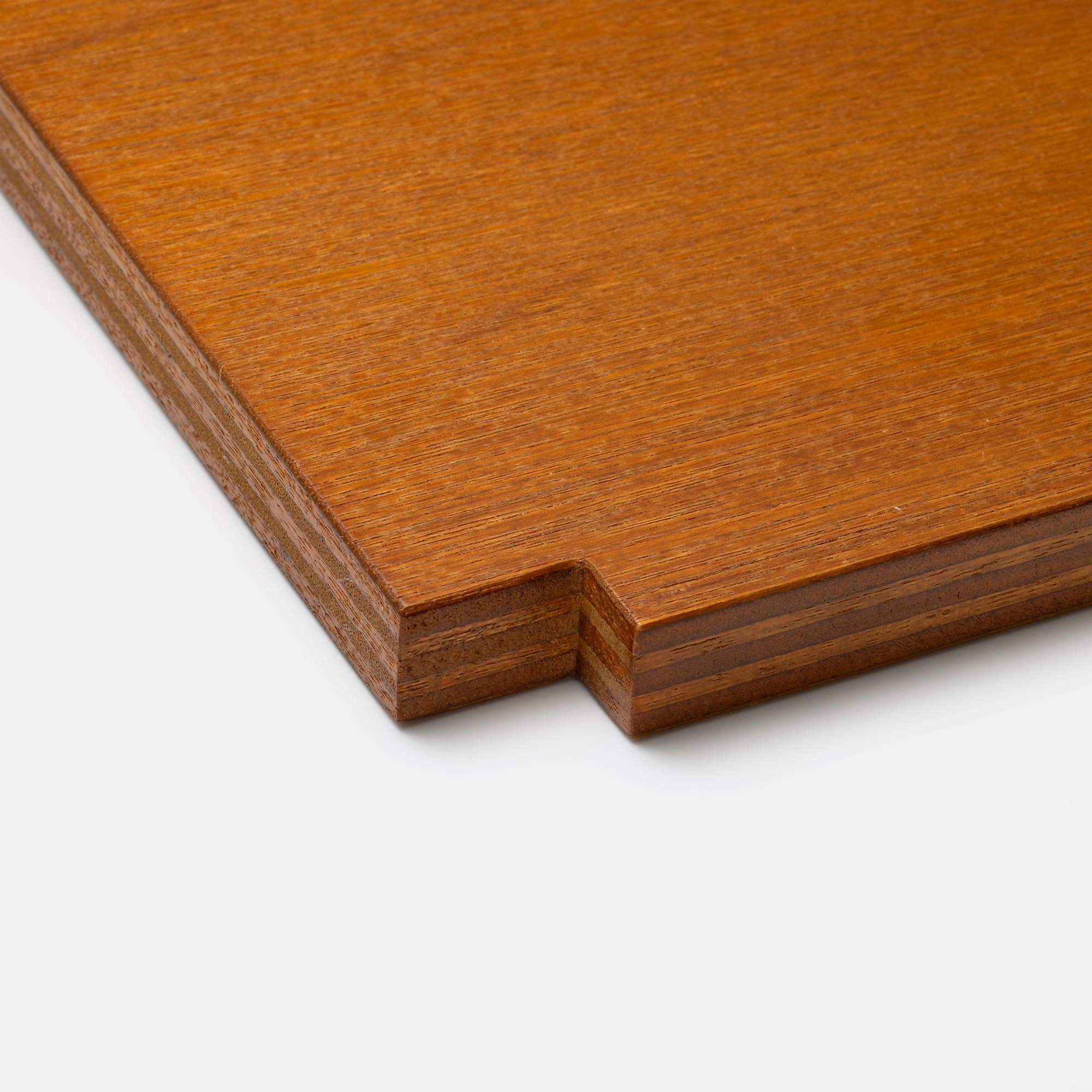 木製シェルビング 棚板 W600 PS-BK009-06-G289 棚板の欠き混み（表面）
