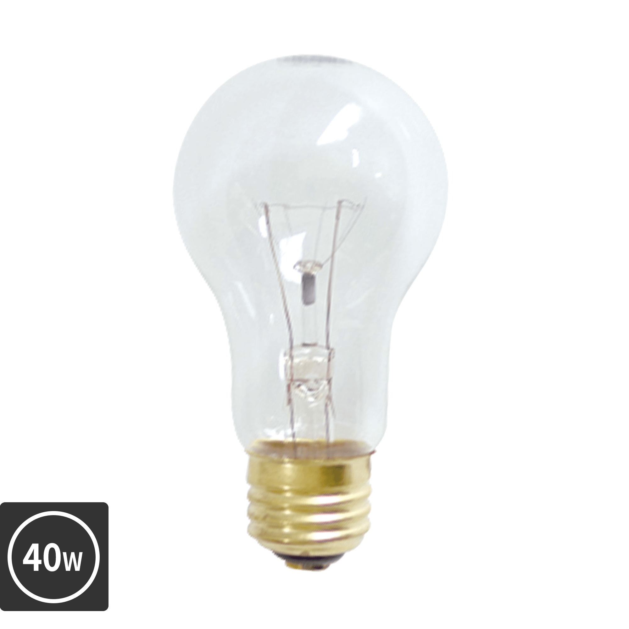 耐振電球 白熱七角フィラメント(E26)40W