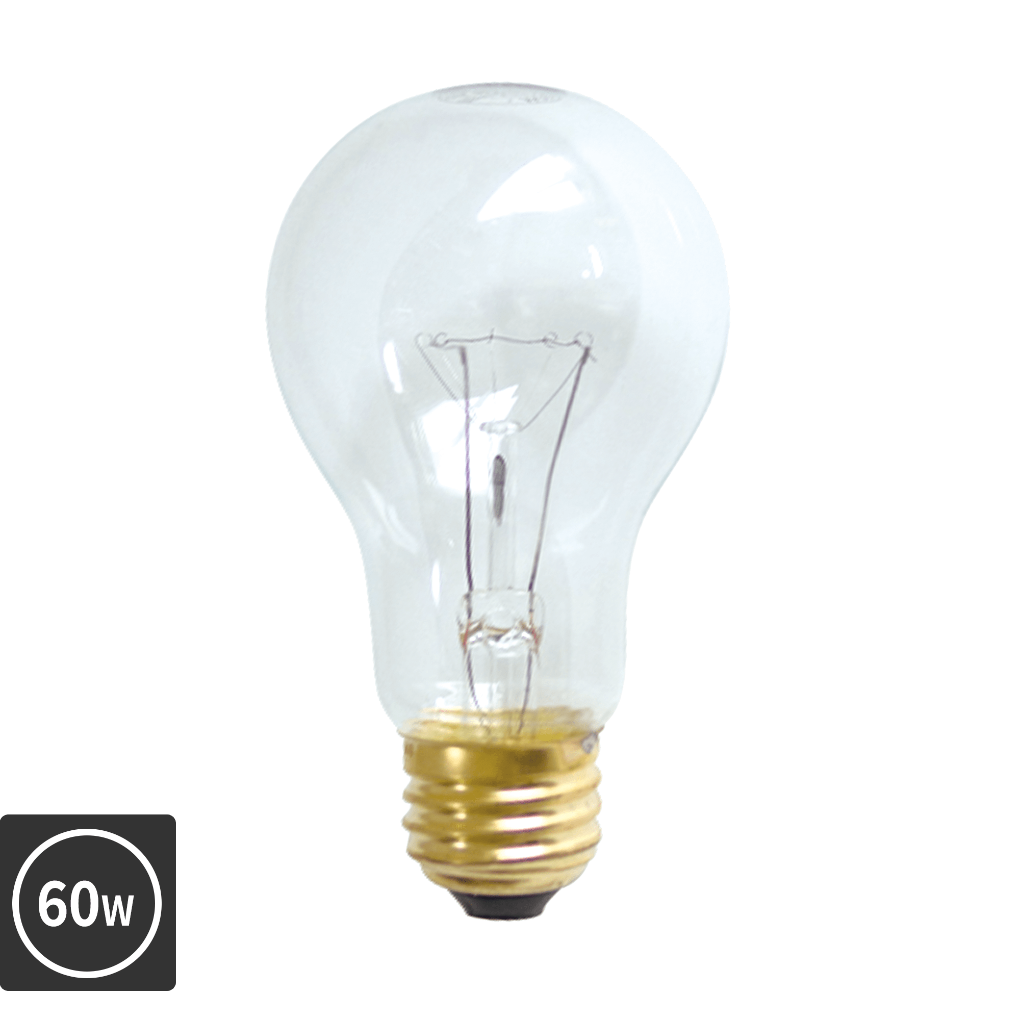 耐振電球 白熱七角フィラメント(E26)60W
