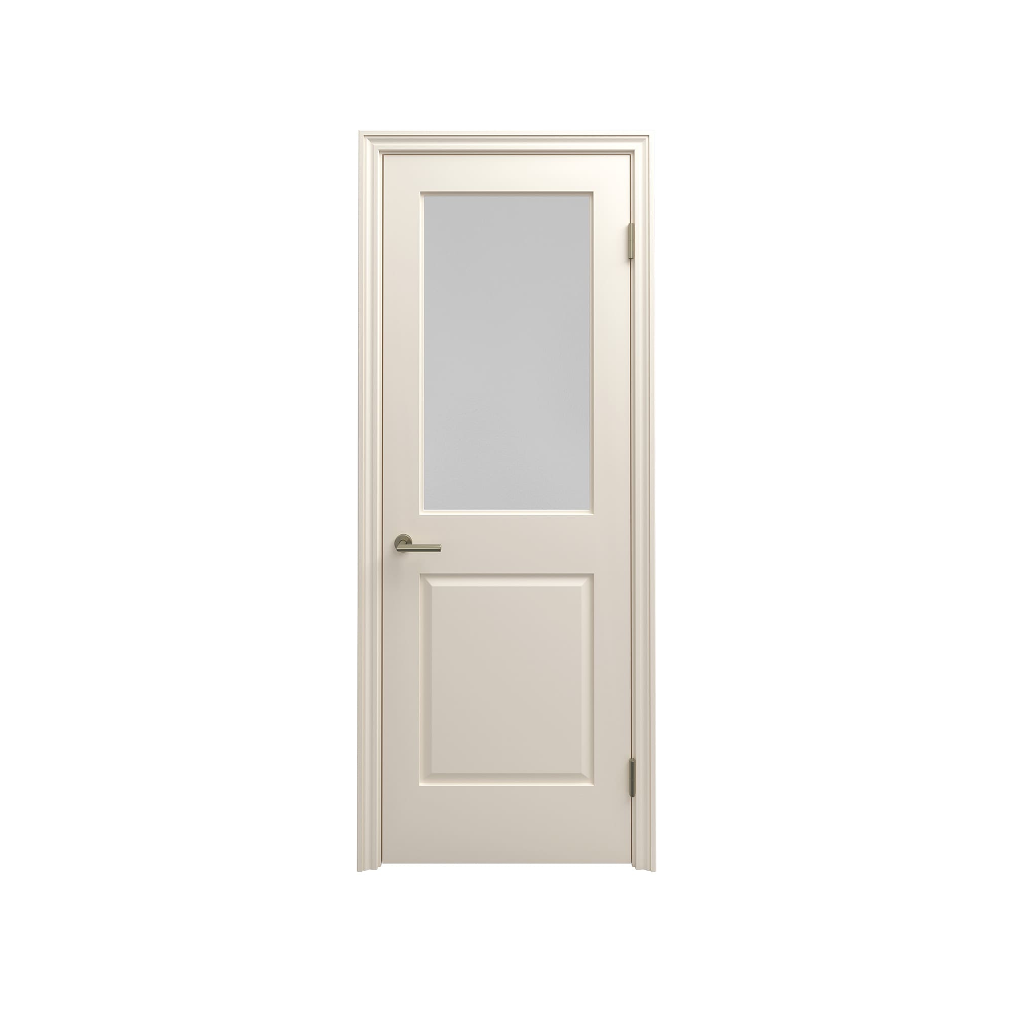 クラシックパネルドア ケーシング 2パネルガラス W712 DW-DR015-20-G290 ケーシング 2パネルガラス W712 アイボリー