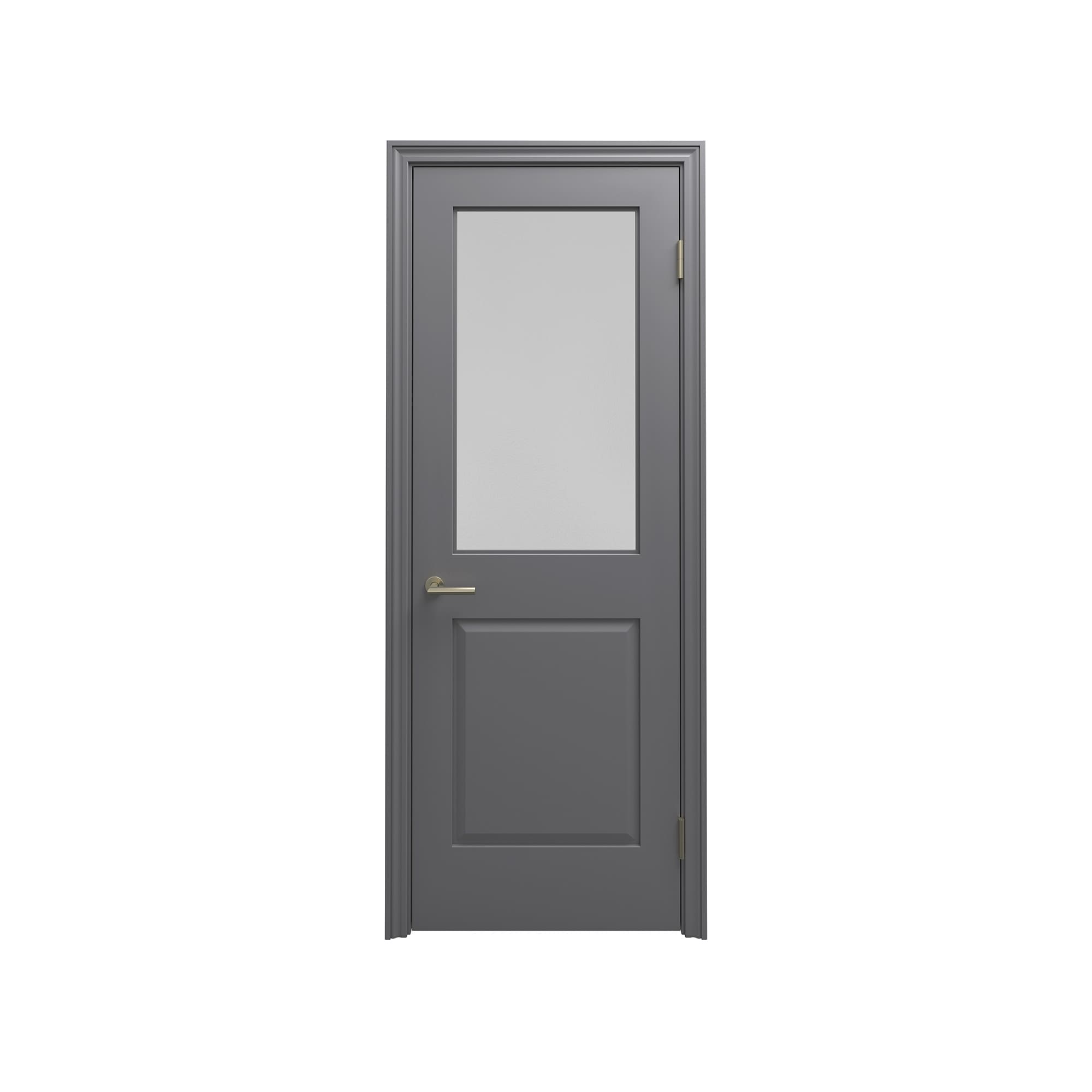 クラシックパネルドア ケーシング 2パネルガラス W712 DW-DR015-20-G290 ケーシング 2パネルガラス W712 グレー