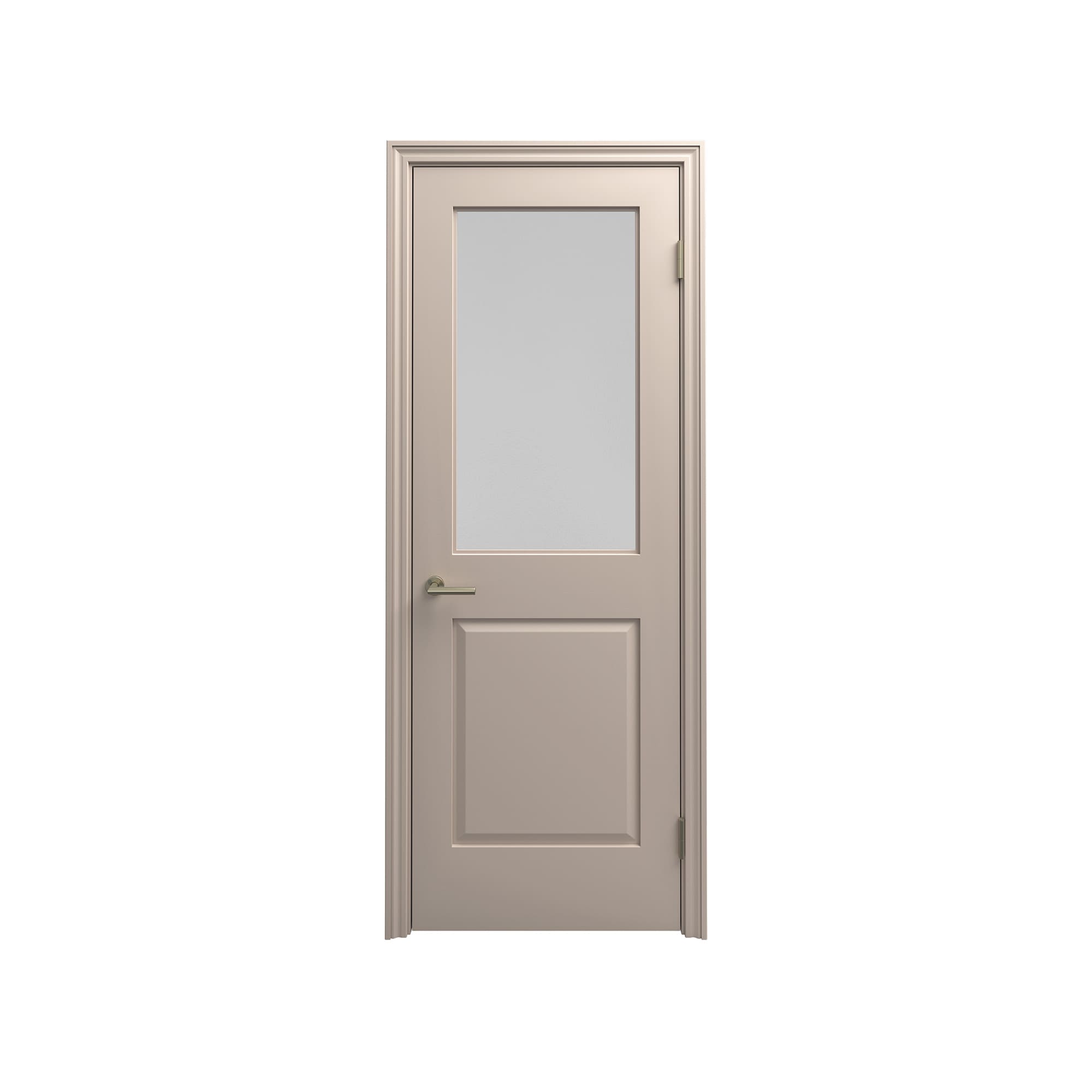クラシックパネルドア ケーシング 2パネルガラス W712 DW-DR015-20-G290 ケーシング 2パネルガラス W712 スモークアッシュ