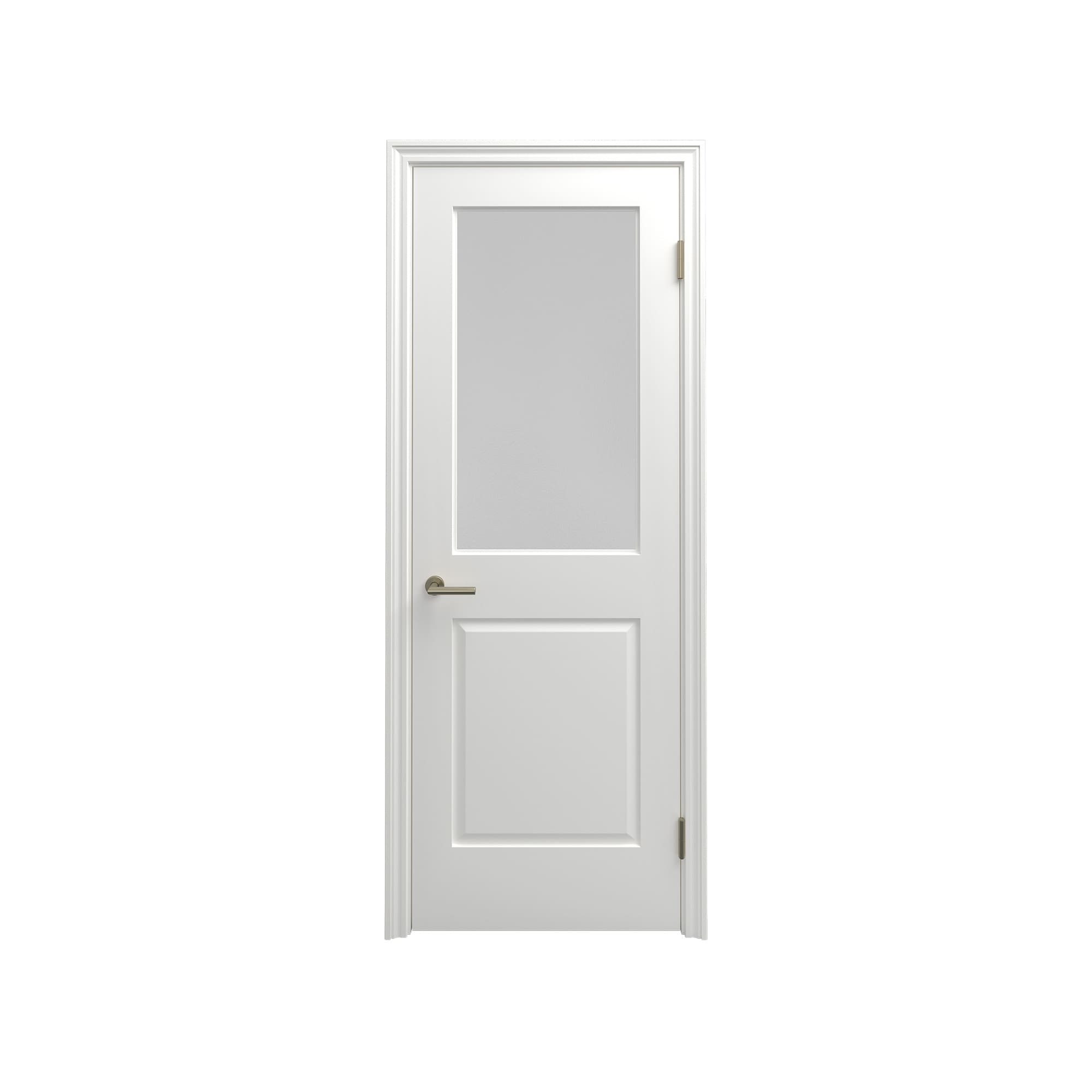 クラシックパネルドア ケーシング 2パネルガラス W712 DW-DR015-20-G290 ケーシング 2パネルガラス W712 ホワイト