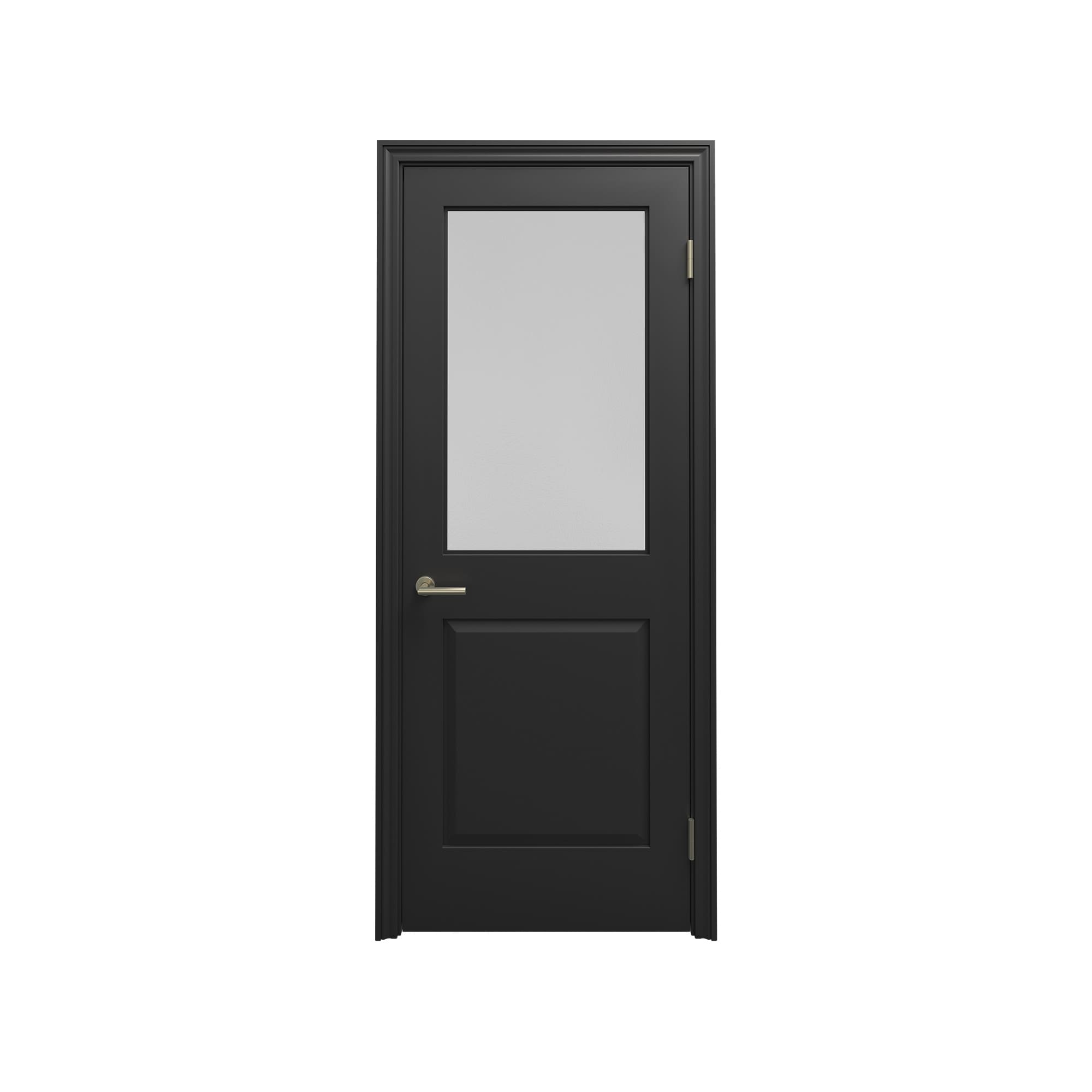クラシックパネルドア ケーシング 2パネルガラス W762 DW-DR015-21-G290 ケーシング 2パネルガラス W762 ブラック