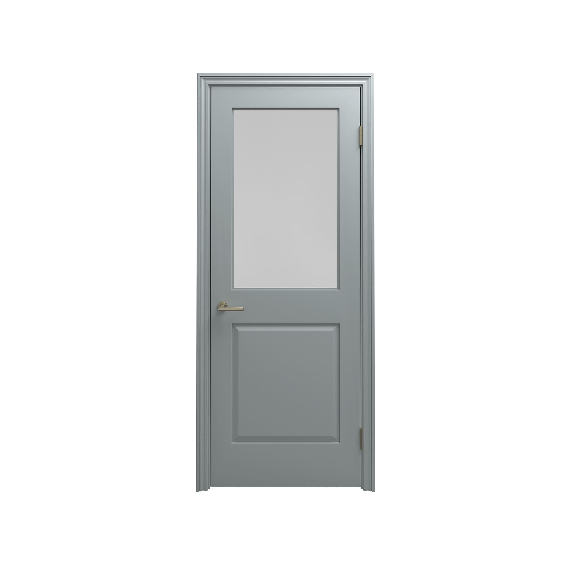 クラシックパネルドア ケーシング 2パネルガラス W762 DW-DR015-21-G290 ケーシング 2パネルガラス W762 モスグレー