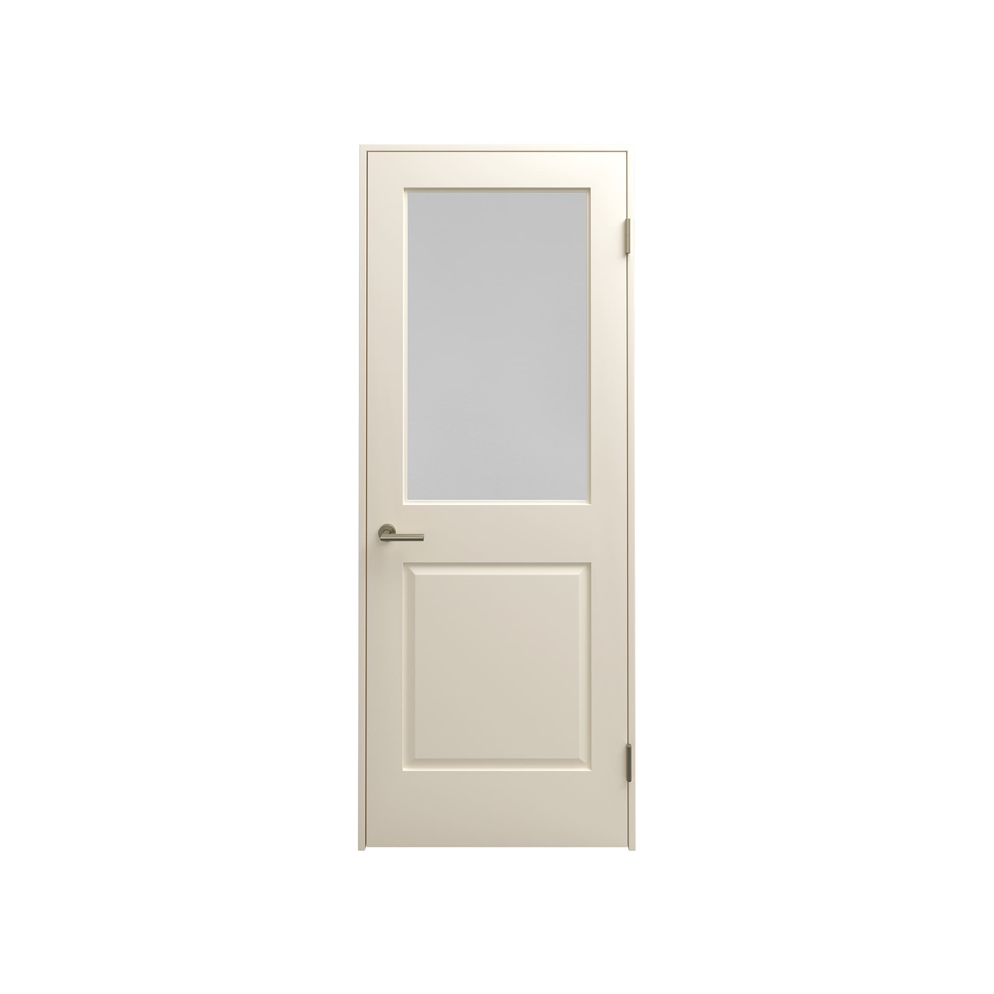 クラシックパネルドア 固定枠 2パネルガラス W762 DW-DR015-13-G290 固定枠 2パネルガラス W762 アイボリー