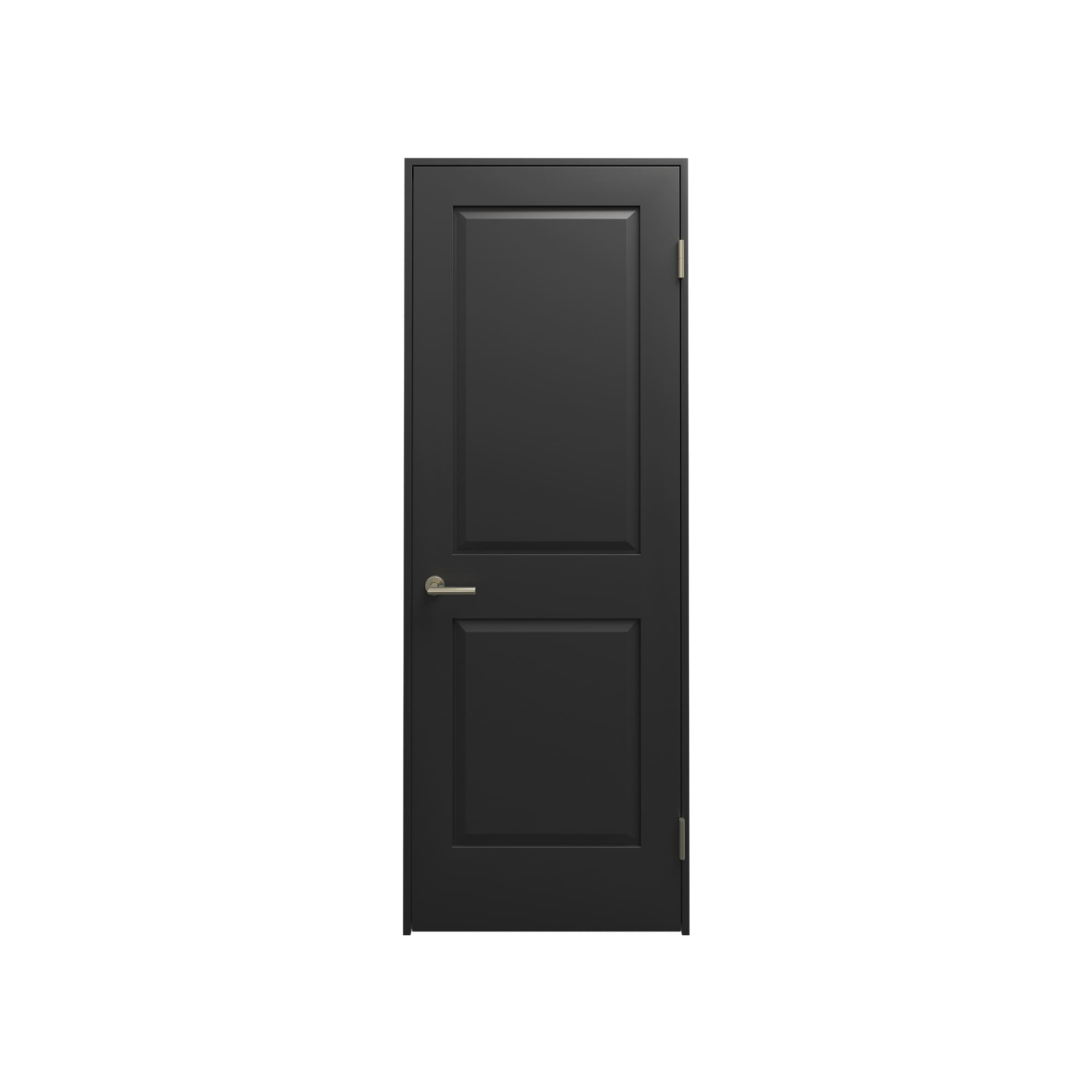 クラシックパネルドア 固定枠 2パネル W712 DW-DR015-09-G290 固定枠 2パネル W712 ブラック