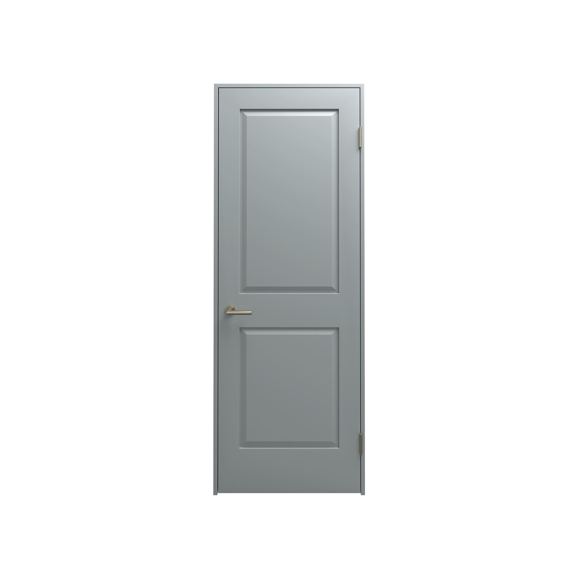 クラシックパネルドア 固定枠 2パネル W712 DW-DR015-09-G290 固定枠 2パネル W712 モスグレー