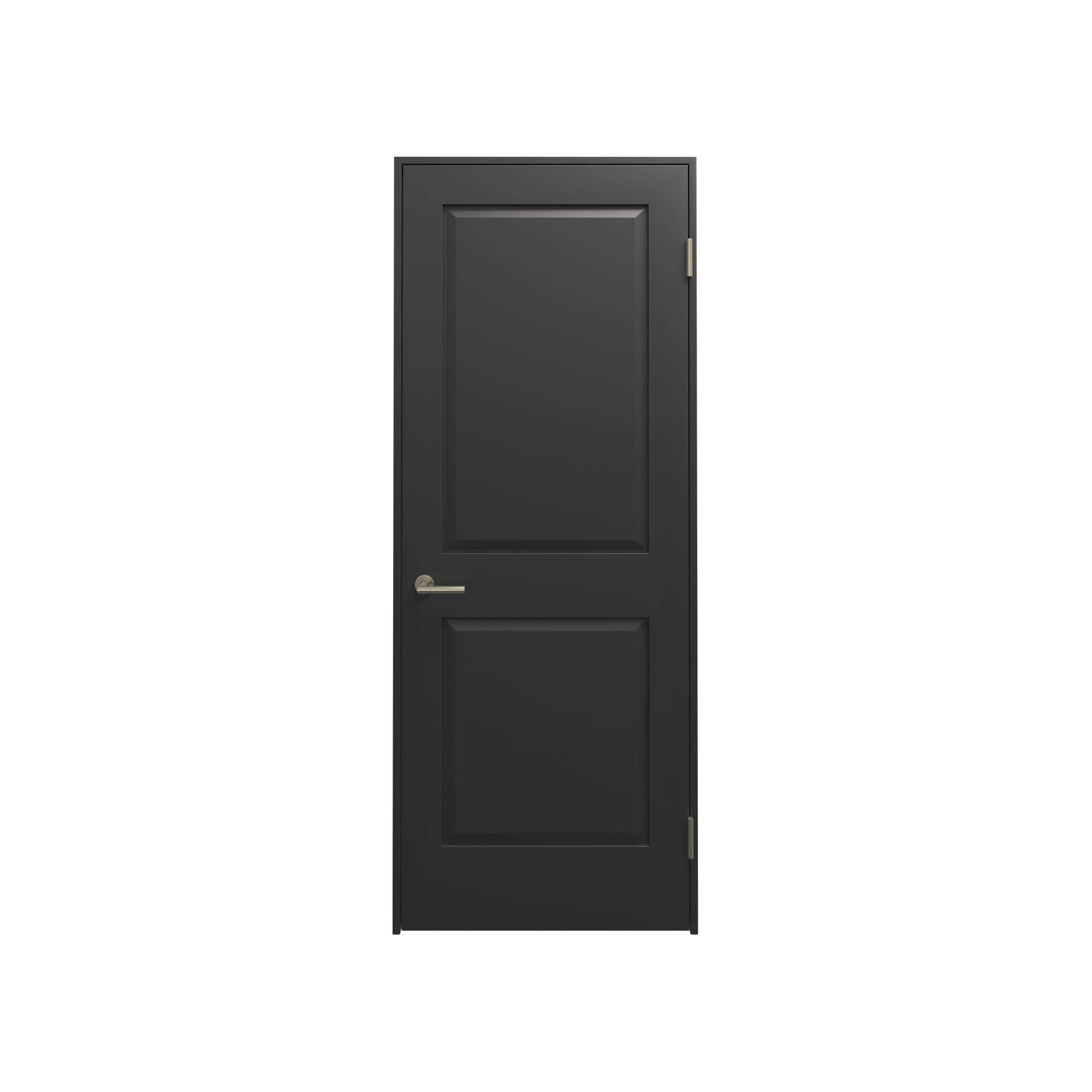 クラシックパネルドア 固定枠 2パネル W762 DW-DR015-10-G290 固定枠 2パネル W762 ブラック
