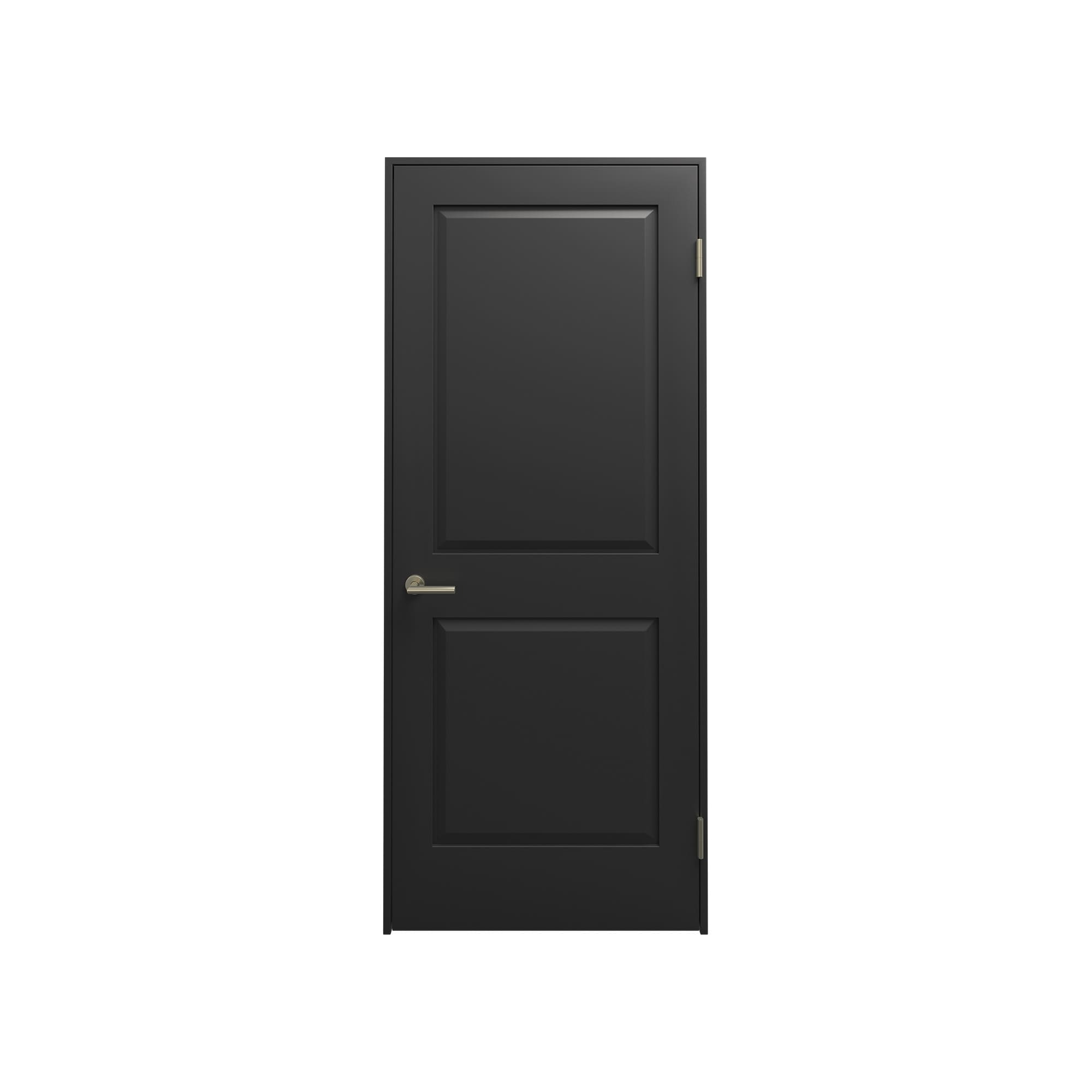 クラシックパネルドア 固定枠 2パネル W812 DW-DR015-11-G290 固定枠 2パネル W812 ブラック