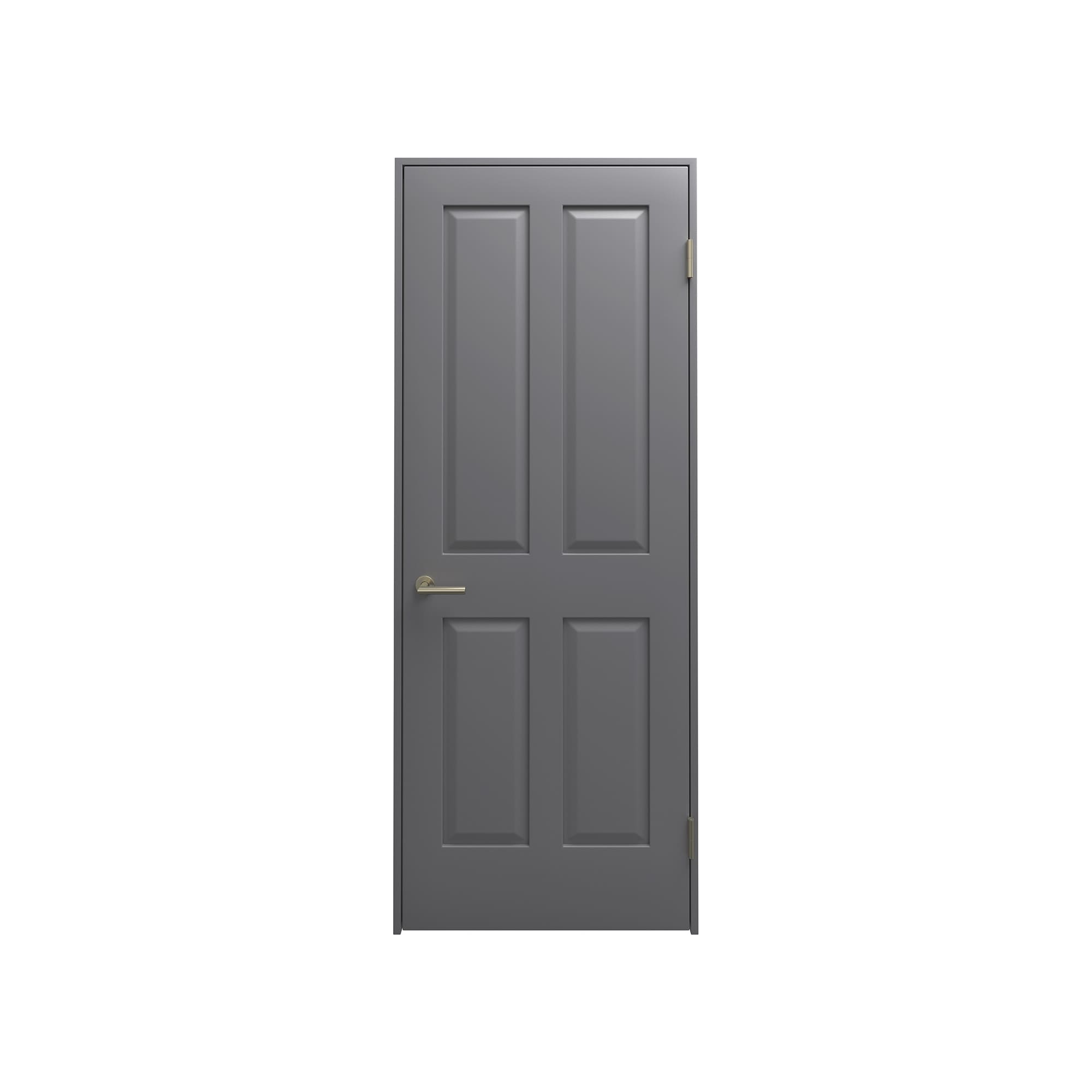 クラシックパネルドア 固定枠 4パネル W762 DW-DR015-15-G290 固定枠 4パネル W762 グレー