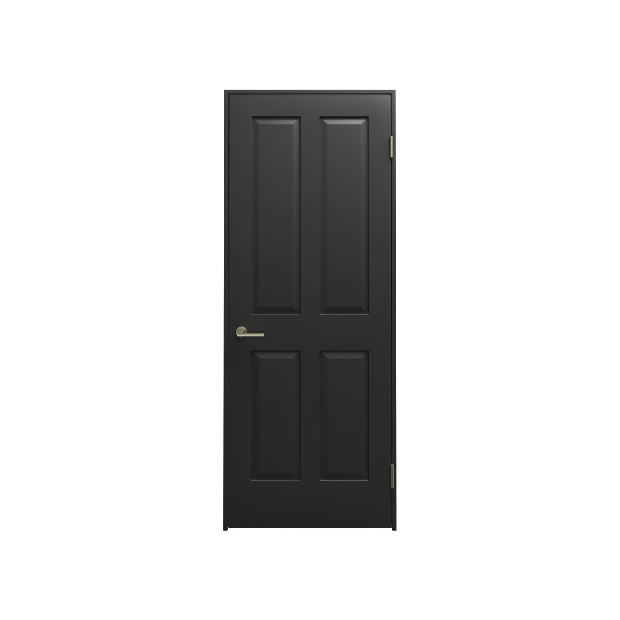 クラシックパネルドア 固定枠 4パネル W762 DW-DR015-15-G290 固定枠 4パネル W762 ブラック