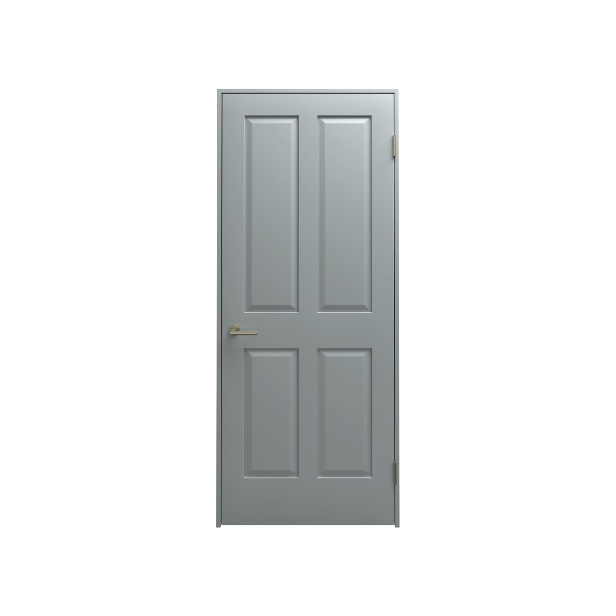 クラシックパネルドア 固定枠 4パネル W812 DW-DR015-16-G290 固定枠 4パネル W812 モスグレー
