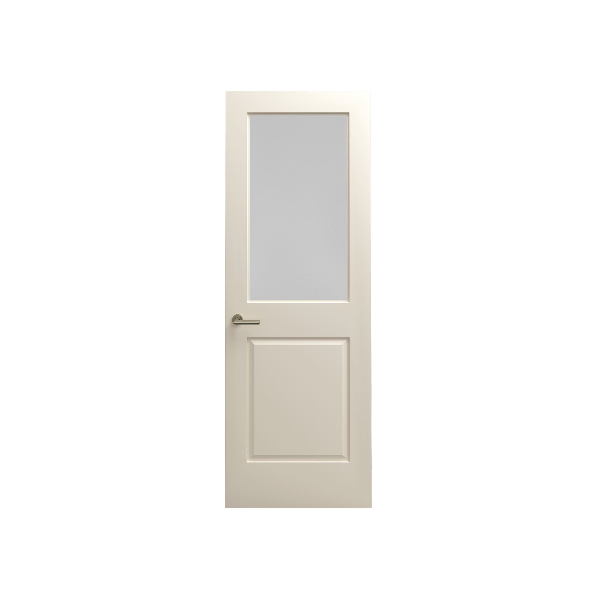 クラシックパネルドア 枠なし 2パネルガラス W712 DW-DR015-04-G290 枠なし 2パネルガラス W712 アイボリー