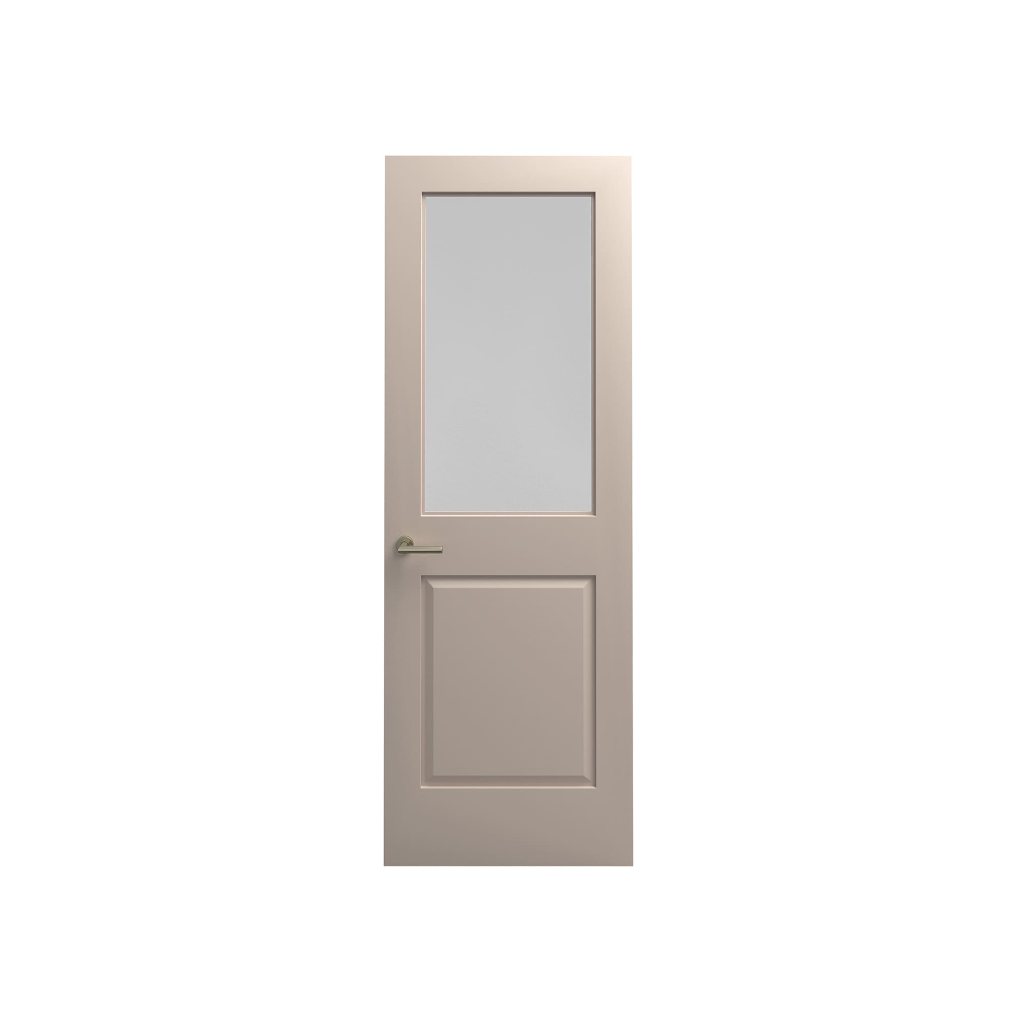 クラシックパネルドア 枠なし 2パネルガラス W712 DW-DR015-04-G290 枠なし 2パネルガラス W712 スモークアッシュ