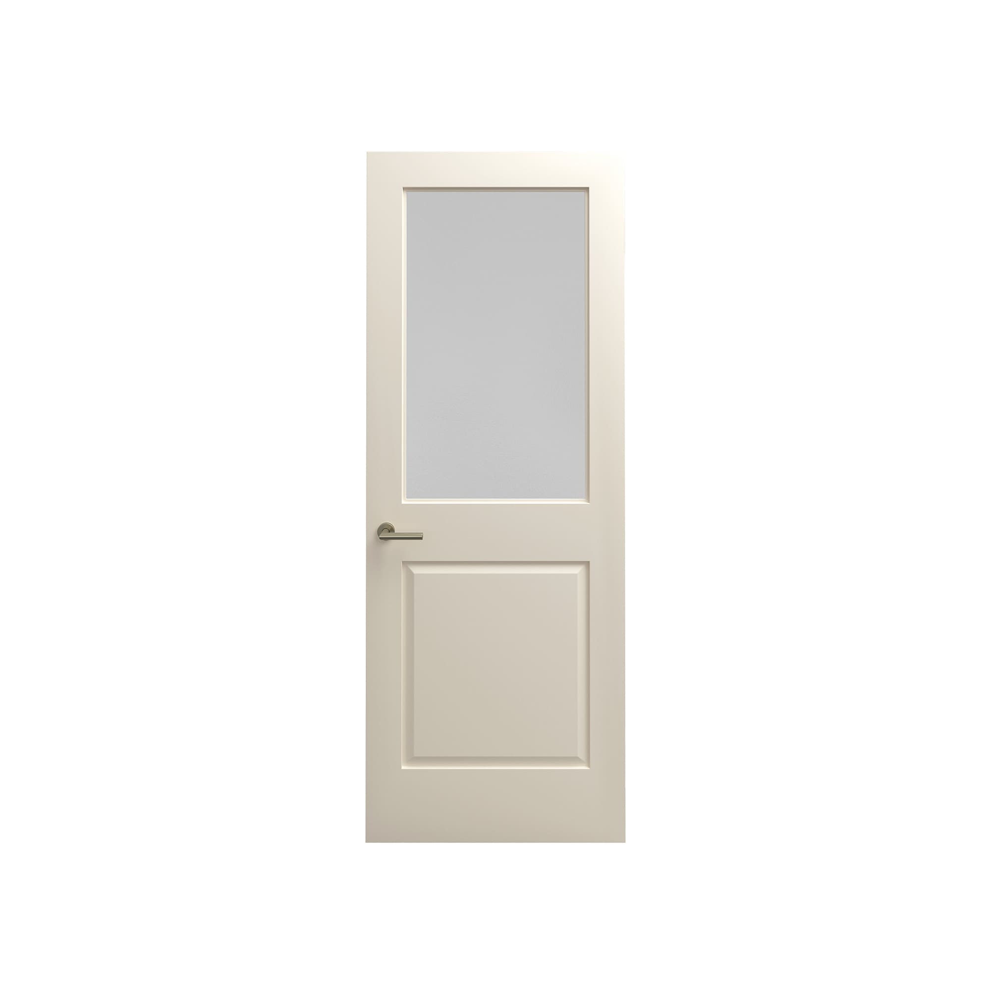 クラシックパネルドア 枠なし 2パネルガラス W762 DW-DR015-05-G290 枠なし 2パネルガラス W762 アイボリー