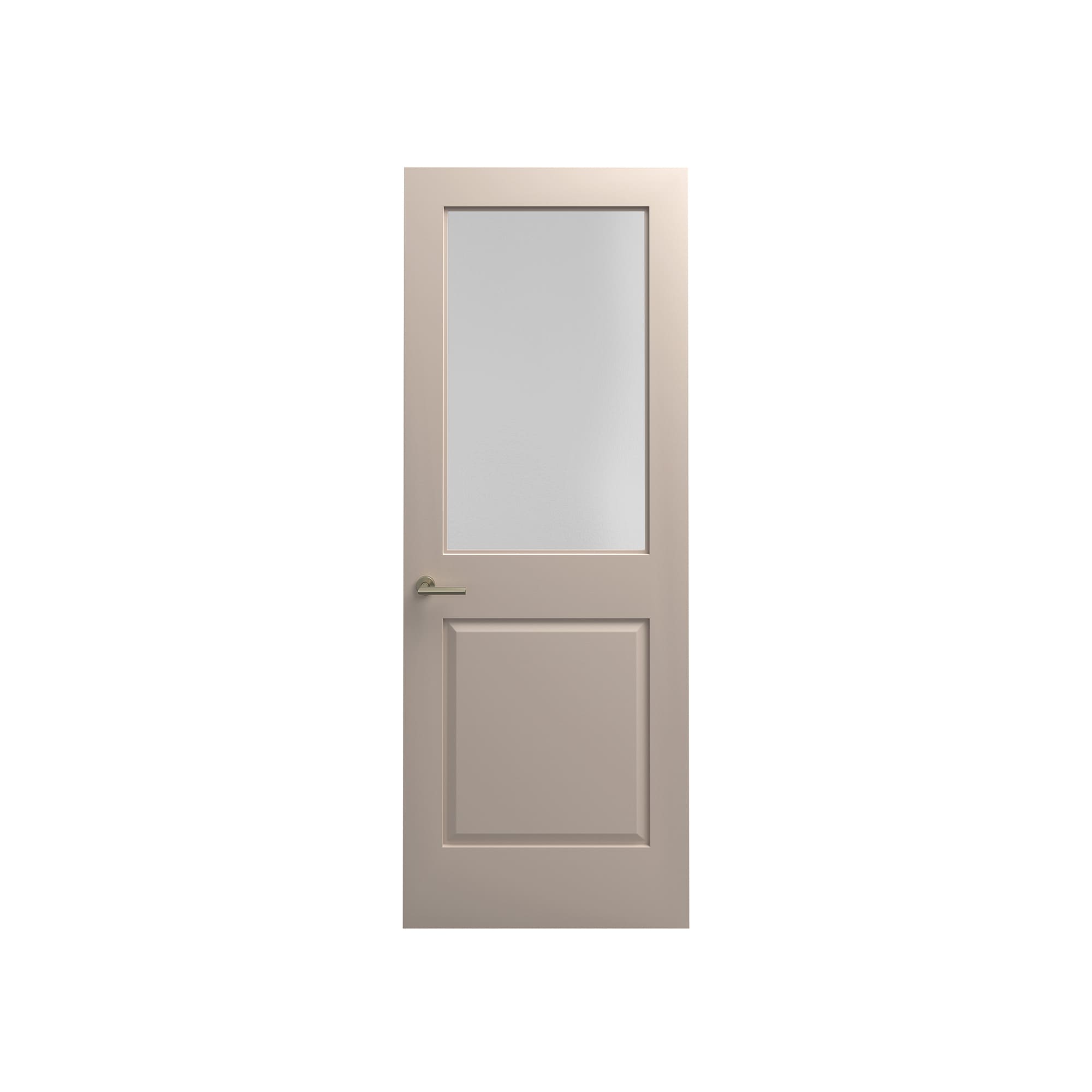 クラシックパネルドア 枠なし 2パネルガラス W762 DW-DR015-05-G290 枠なし 2パネルガラス W762 スモークアッシュ