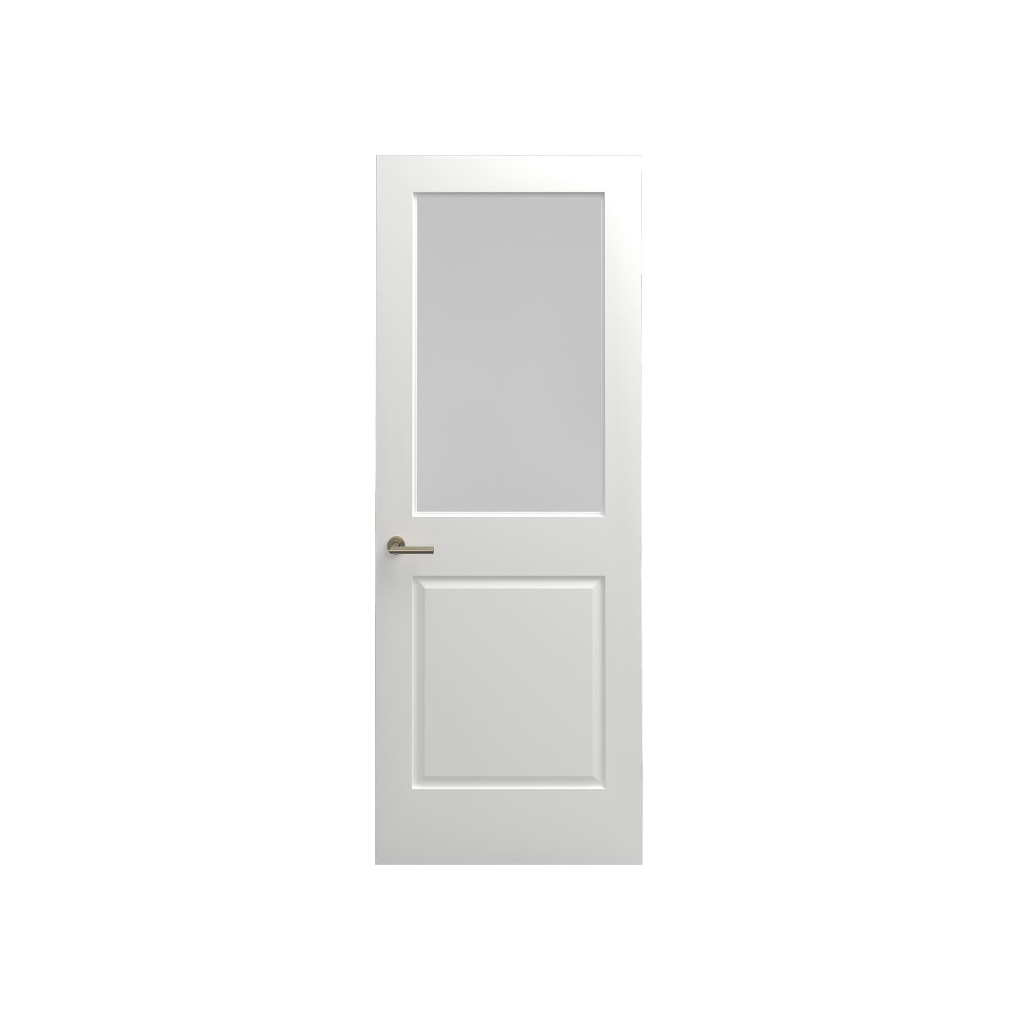 クラシックパネルドア 枠なし 2パネルガラス W762 DW-DR015-05-G290 枠なし 2パネルガラス W762 ホワイト