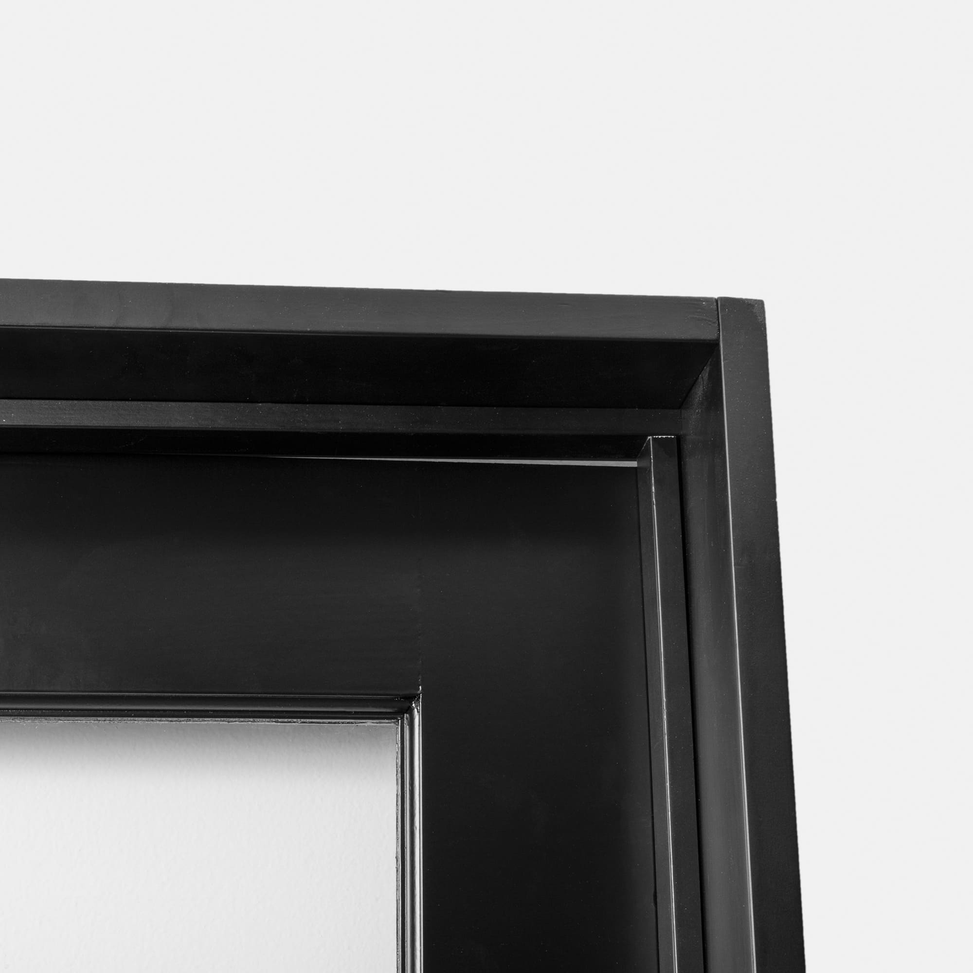 クラシックパネルドア 固定枠 2パネルガラス W712 DW-DR015-12-G290